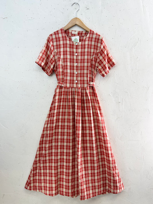 Vintage Check Dress [H30915]