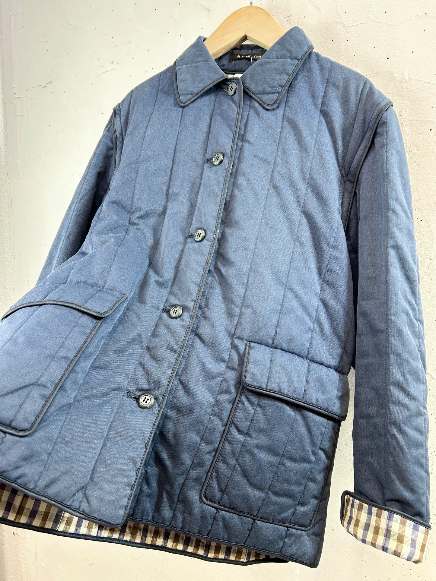 Vintage Quilting Jacket 〜Aquascutum〜 [B31511]