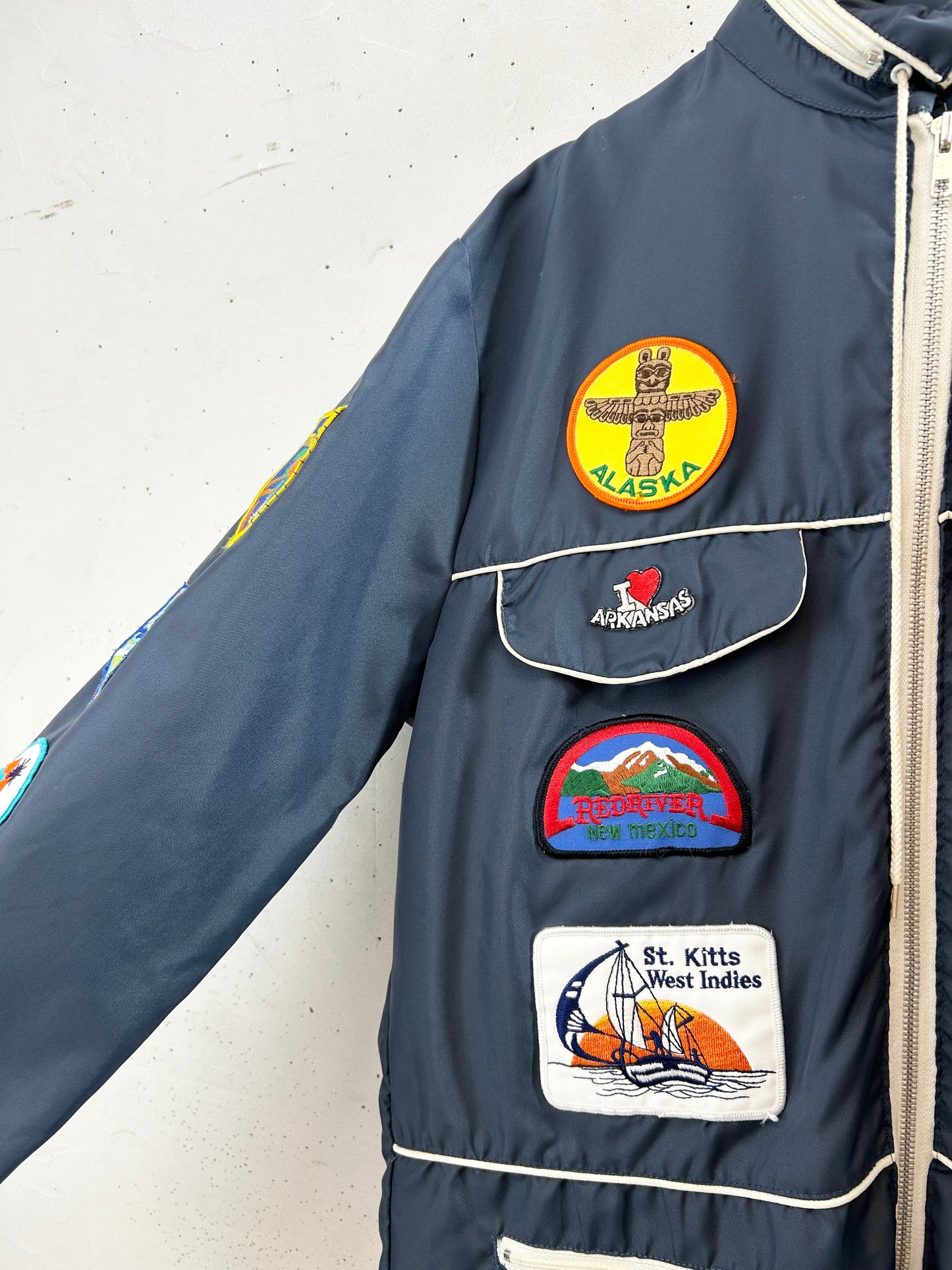 Vintage Patch Jacket 〜Campus〜 [J30417]