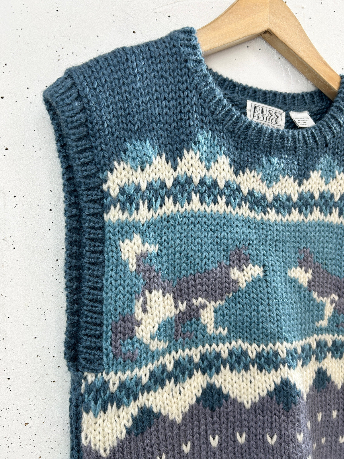 Vintage Knit Vest [I33948]