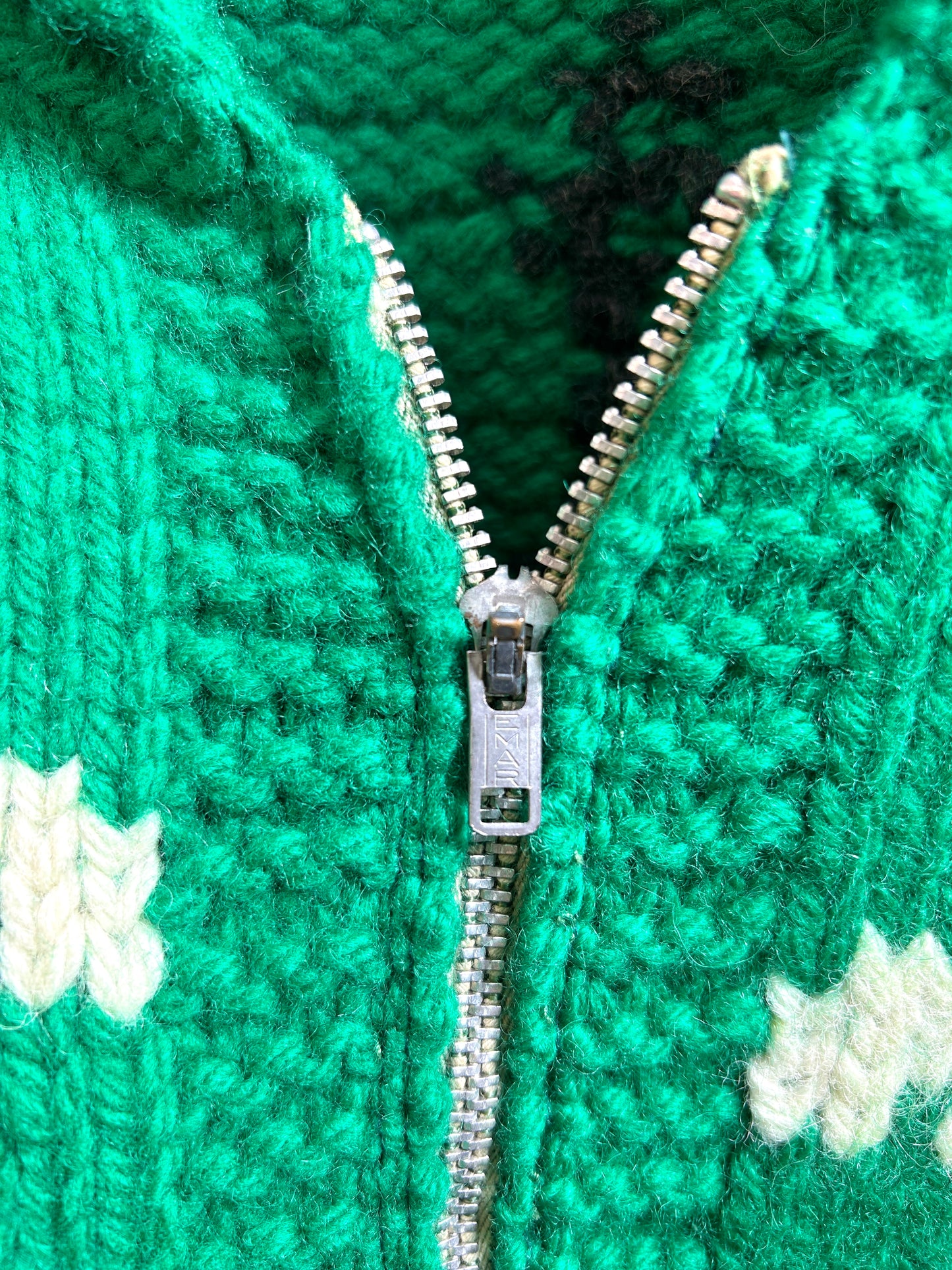 Vintage Cowichan Knit Cardigan [K30930]