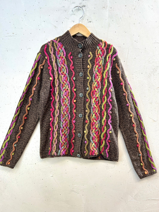 Vintage Knit Cardigan [K30691]
