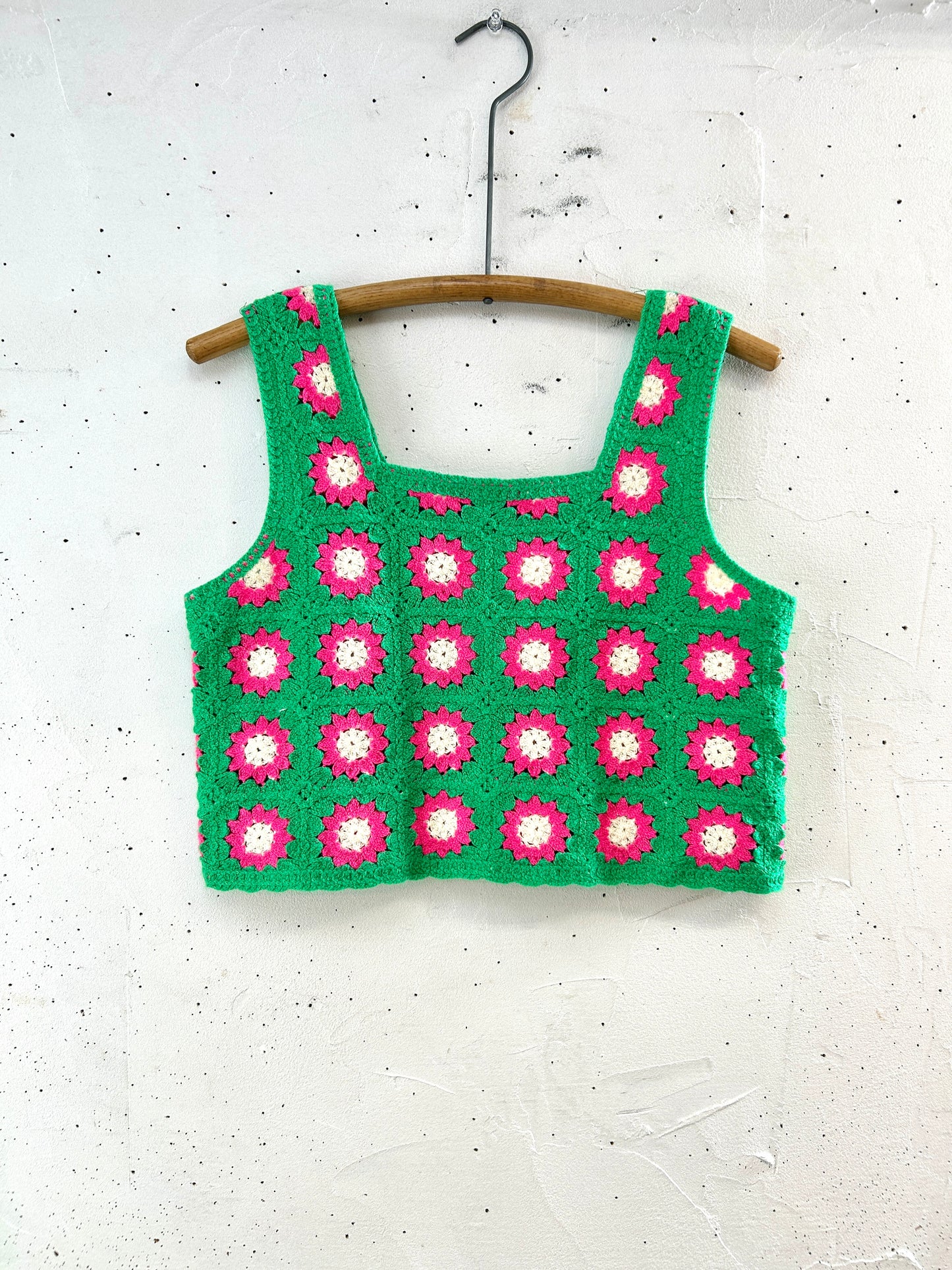 Vintage Granny Square Vest [G32926]