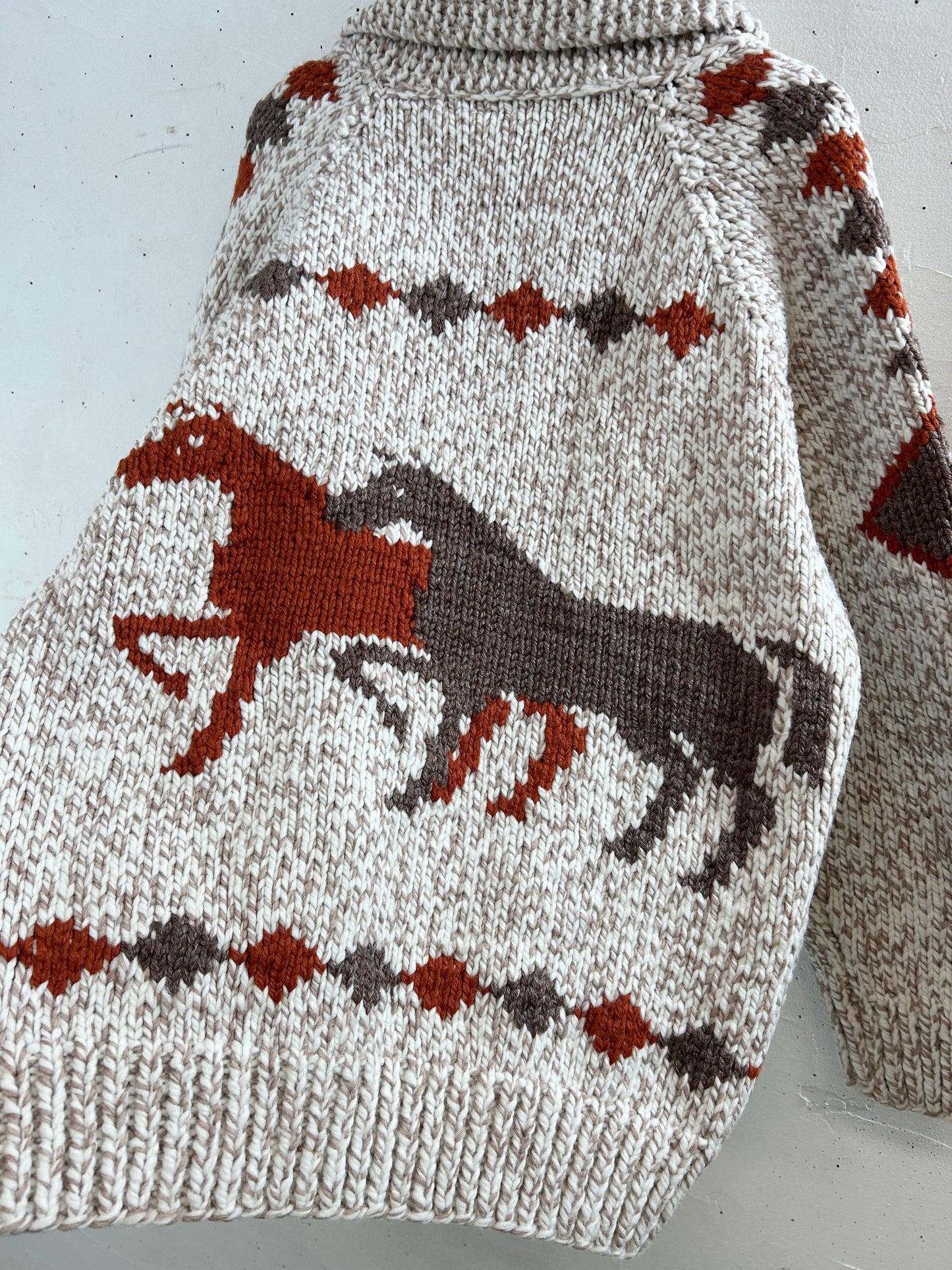 Vintage Cowichan Knit Cardigan [K30787]