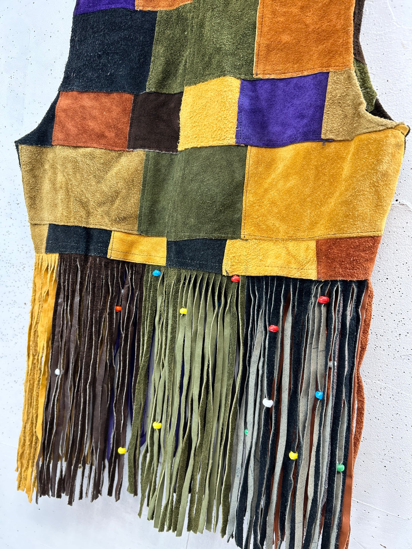 Vintage Leather Vest [C31840]