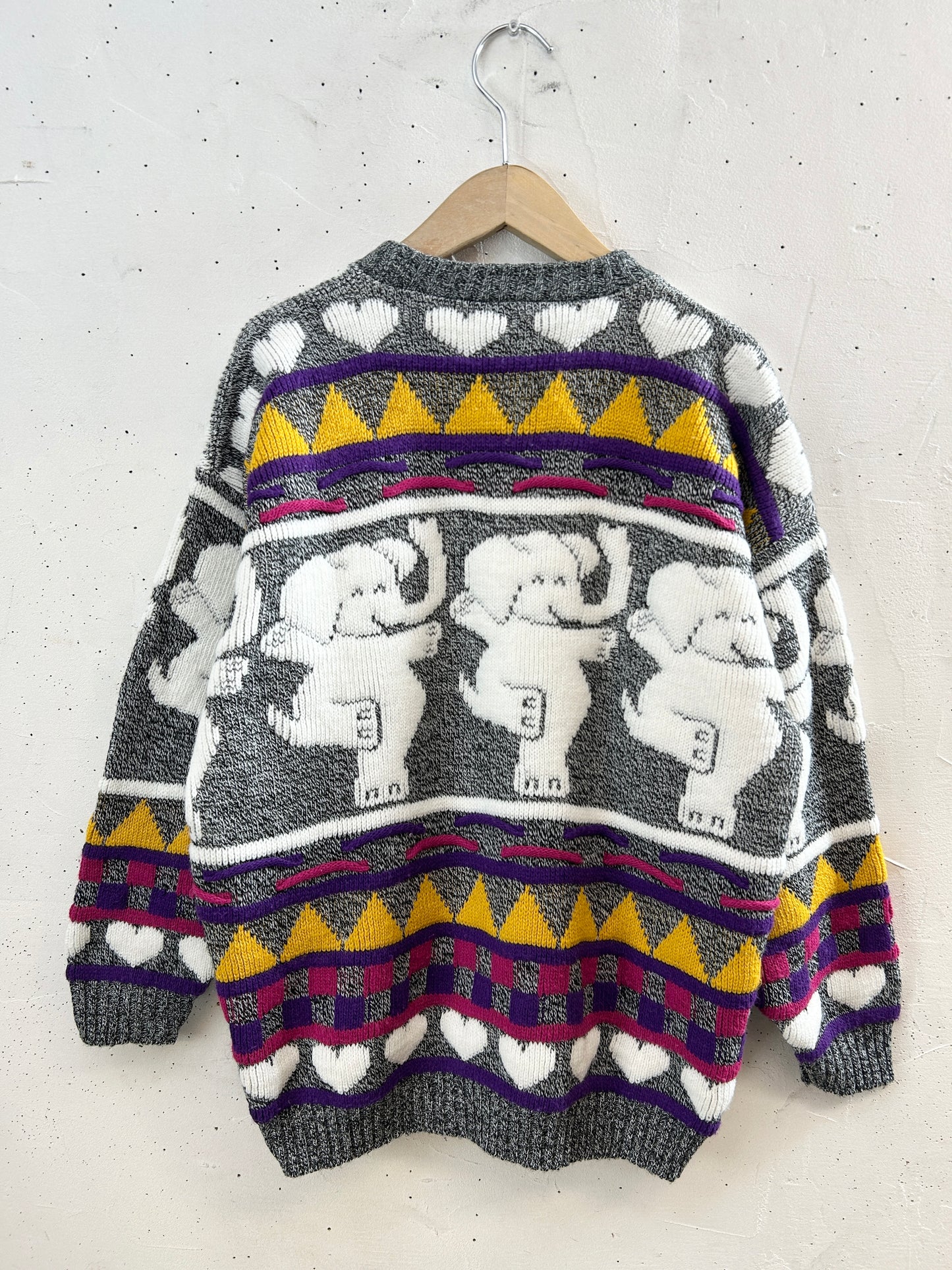 Vintage Knit Sweater 〜ROSE〜 [J30376]