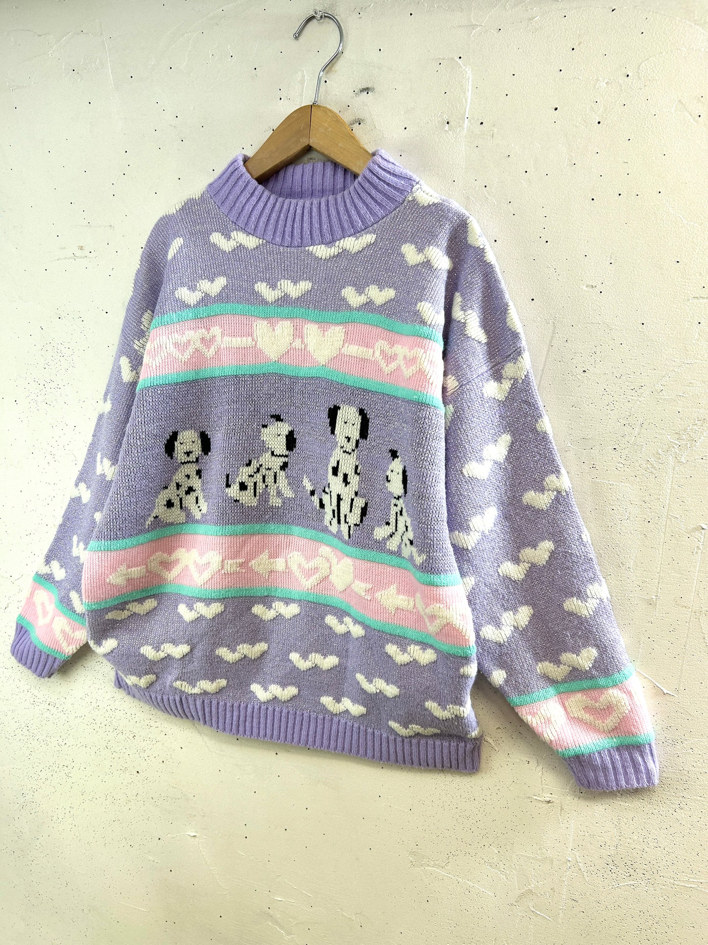 ’80s Vintage Fancy Knit Sweater［H33645]