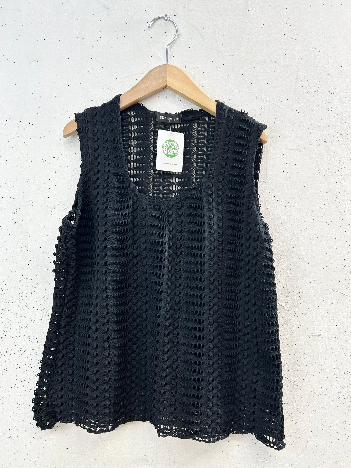 Vintage Mesh Tops [H33344]