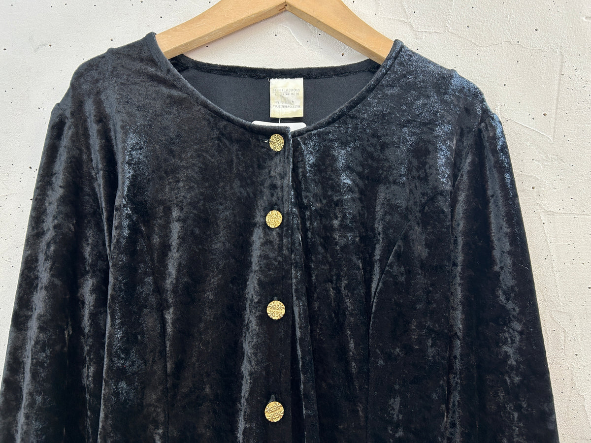 Vintage Velours Dress [J32453]