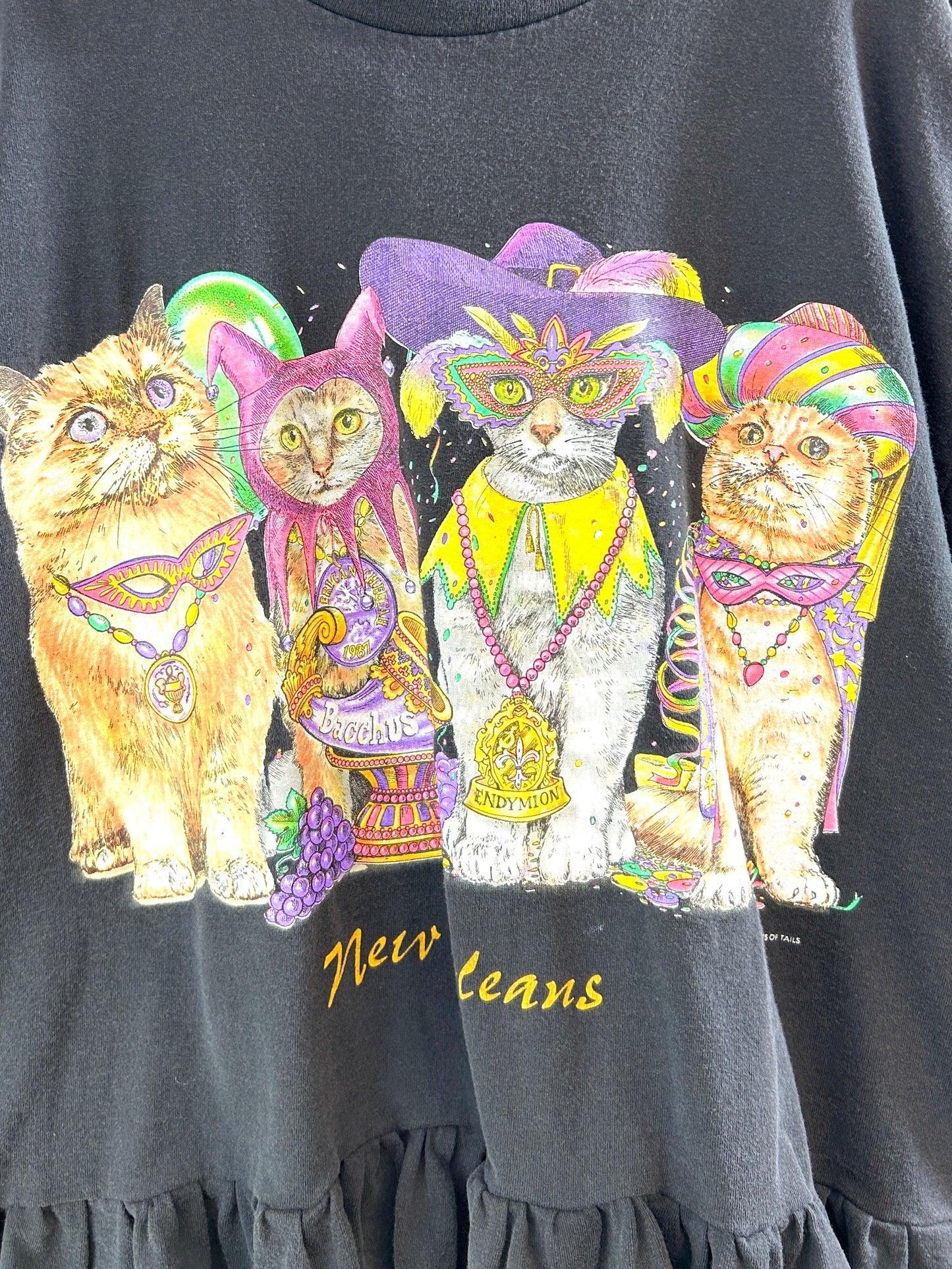 Vintage T Shirt 〜Funny dot CRAZY〜 [F32746]