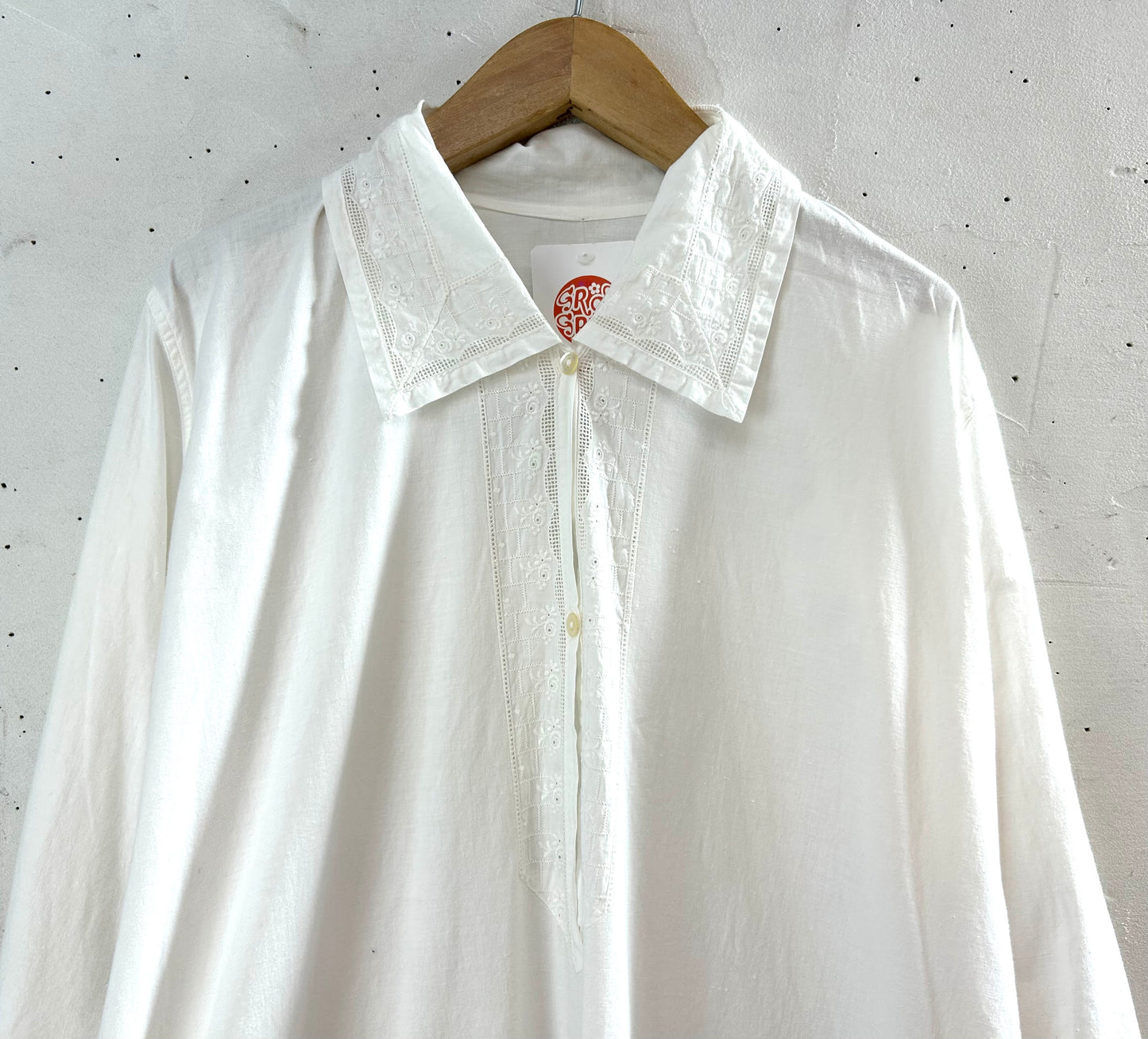 Vintage White Night Dress [D29997]