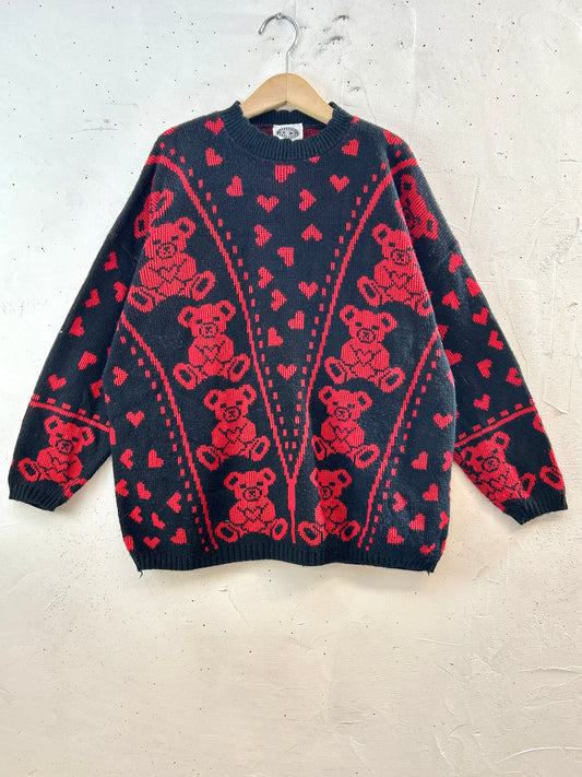 Vintage Knit Sweater MADE IN USA [J30487]