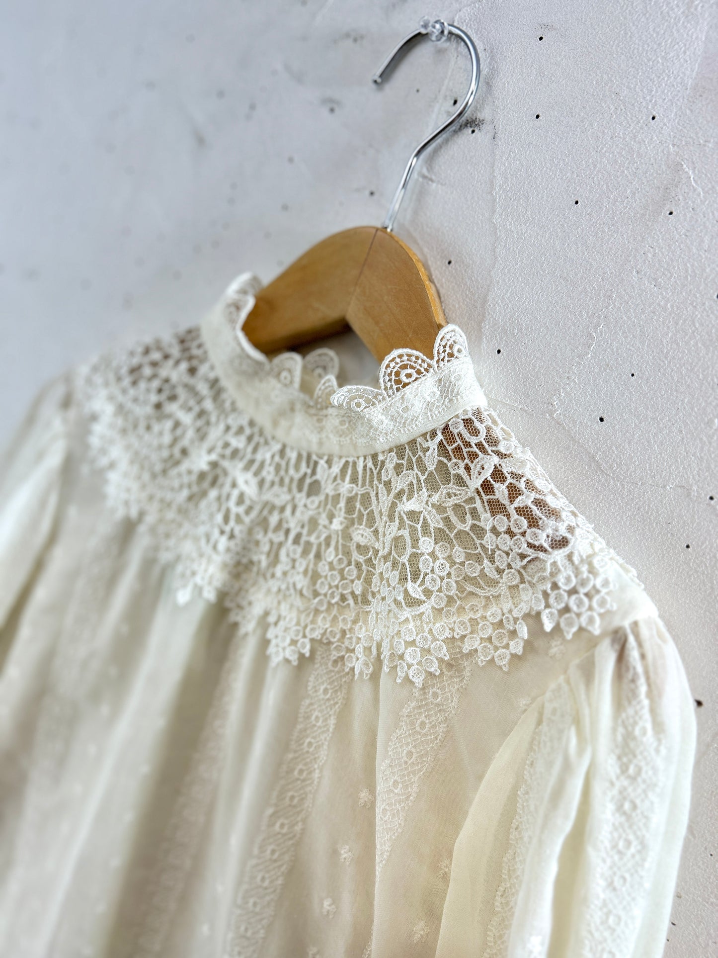 Vintage White Blouse [I30182]