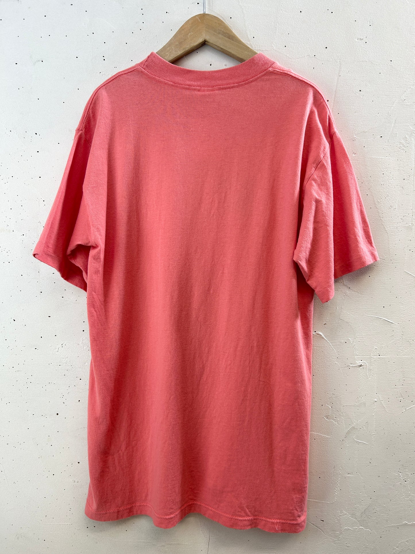 Vintage T SHIRT flower stitch [H30798]