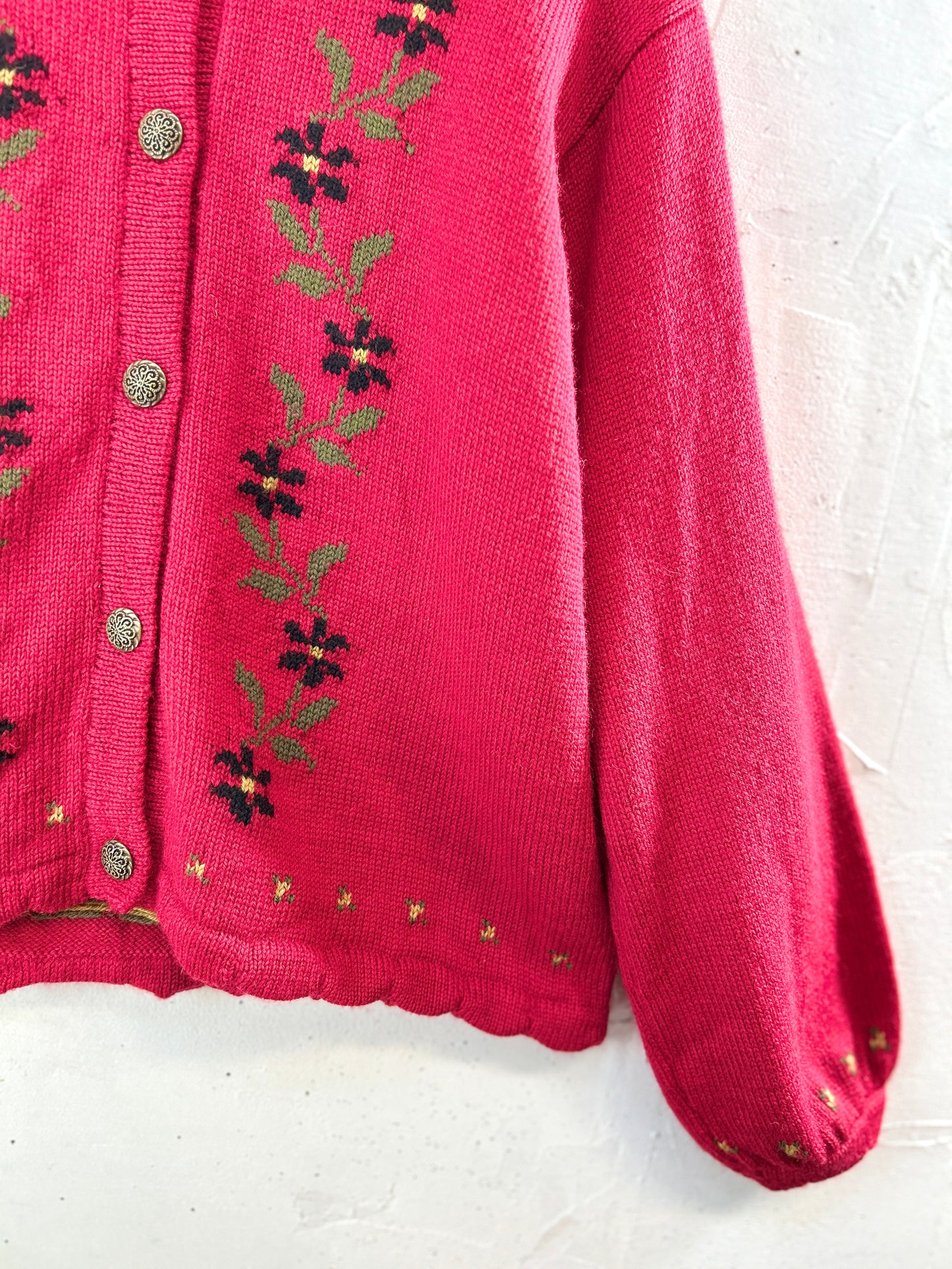 Vintage Knit Cardigan MADE IN IRELAND [K30893]