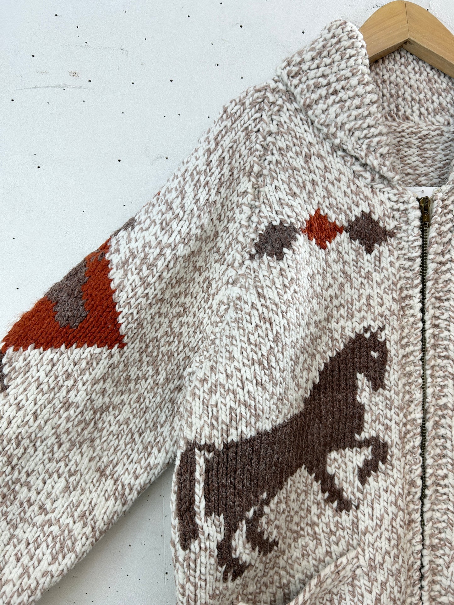 Vintage Cowichan Knit Cardigan [K30787]