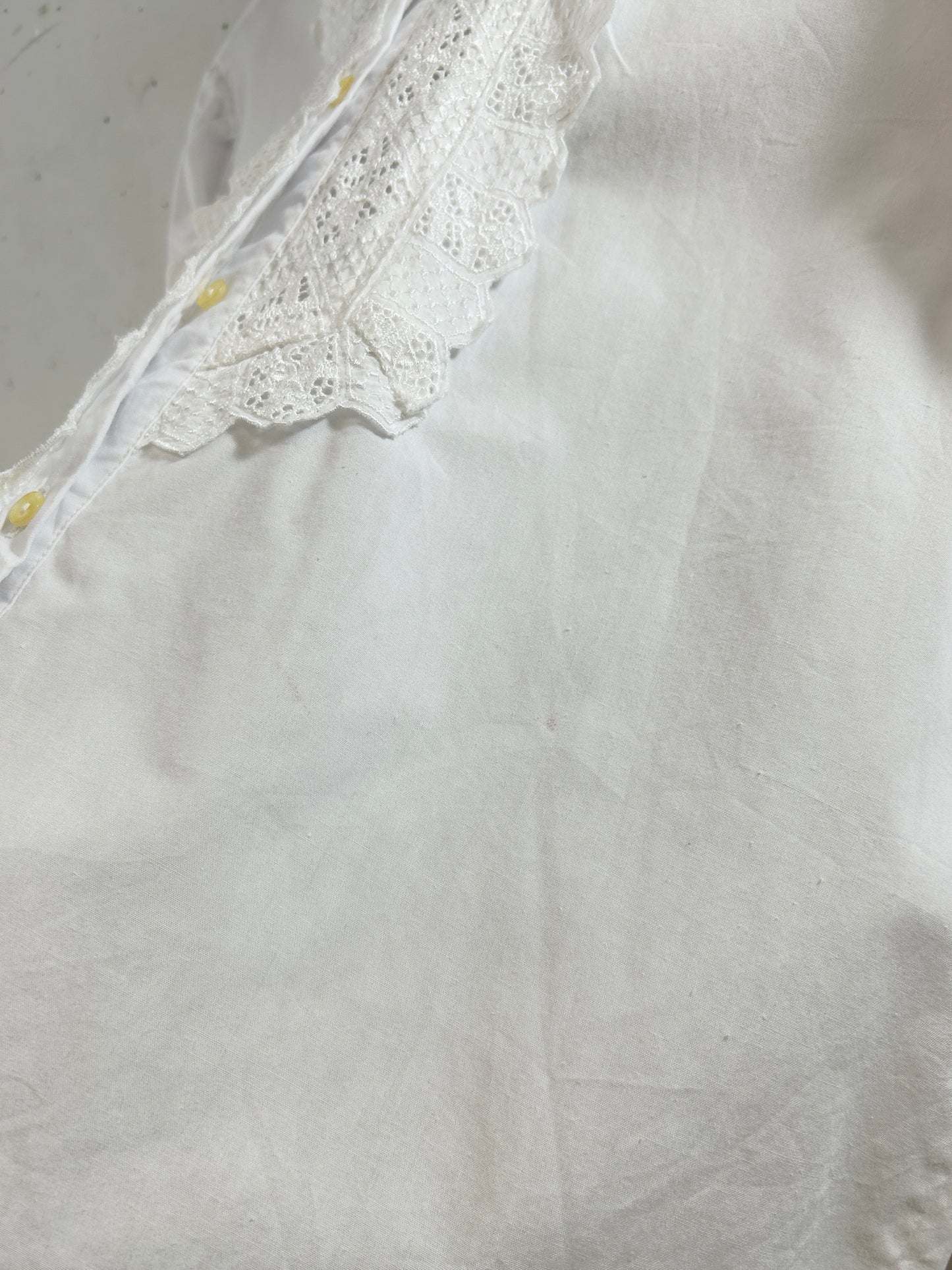 Vintage White Blouse [H30790]