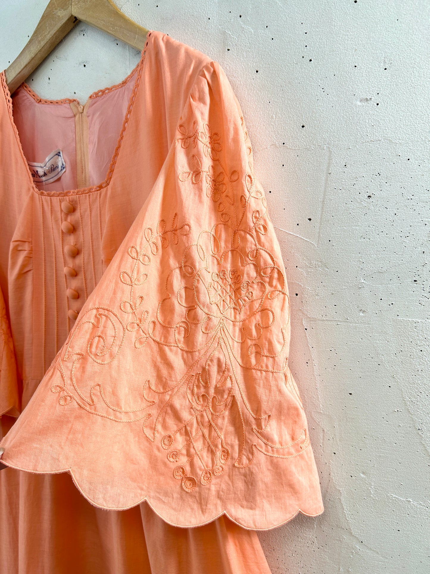 '70s Vintage Dress Mont Paris [F32684]