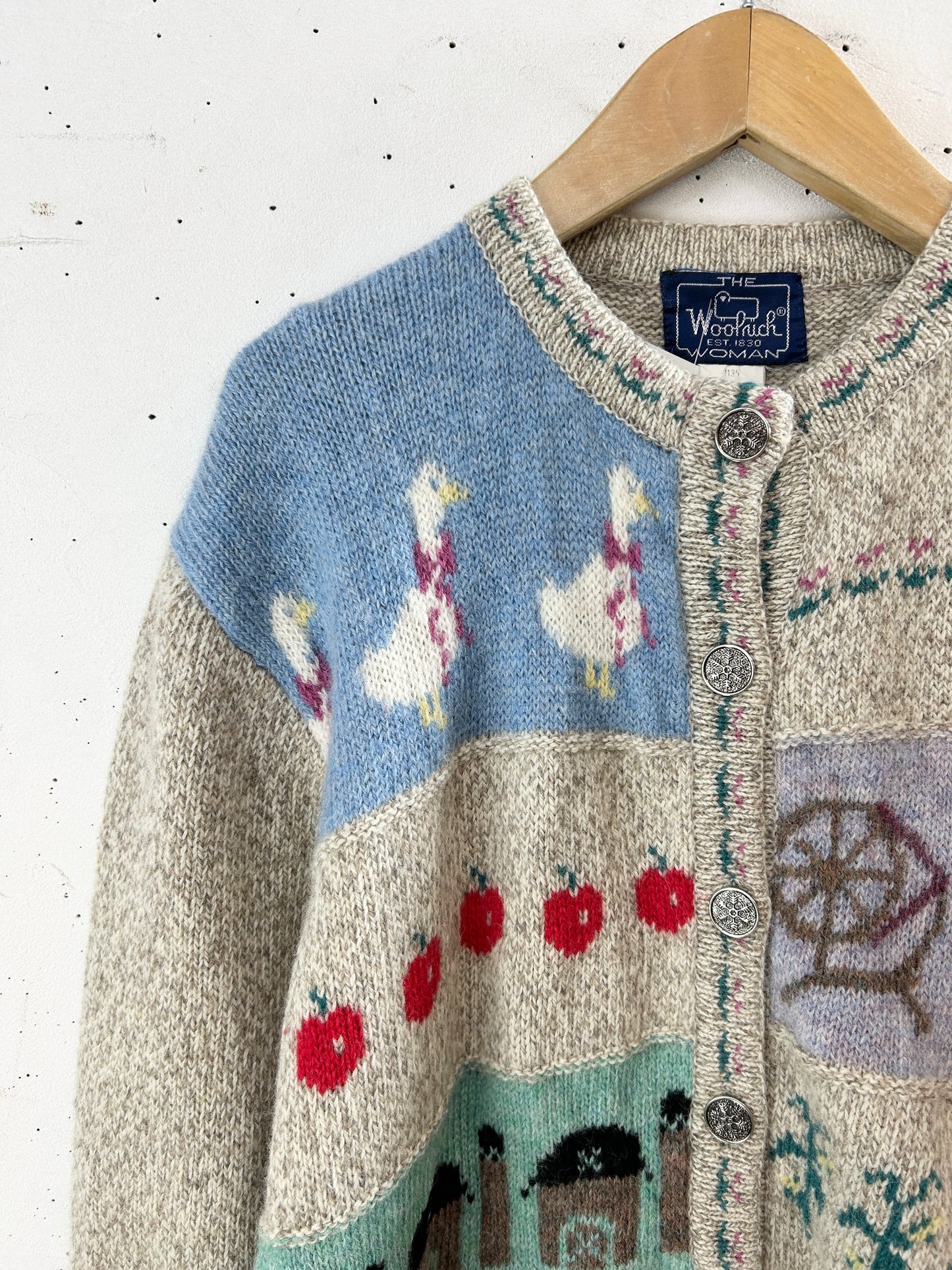 Vintage Knit Cardigan 〜Woolrich〜 [J30538]