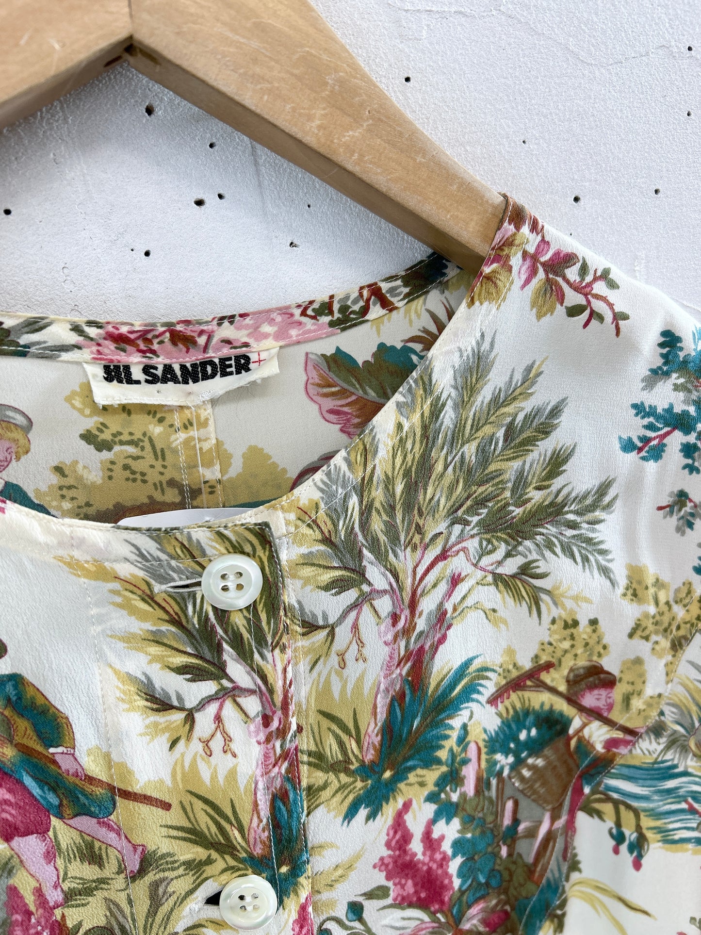 Vintage Silk Shirt 〜JIL SANDER〜 [B31609]