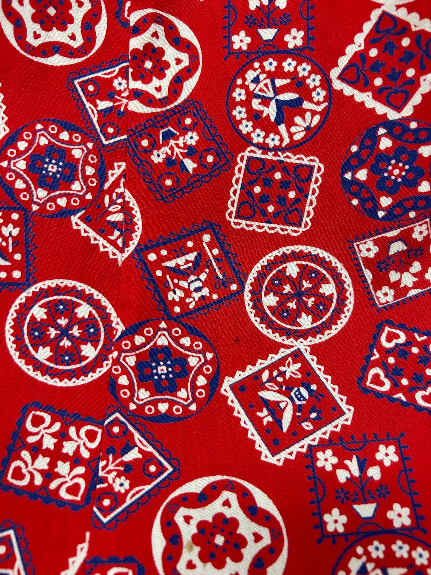 ’70s Vintage Crazy Pattern Skirt 〜Made Specially〜 [G30730]