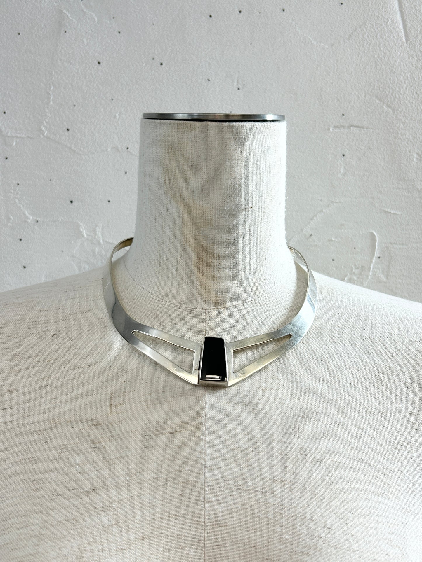 Vintage 925Silver Choker MADE IN MEXICO [I30220]