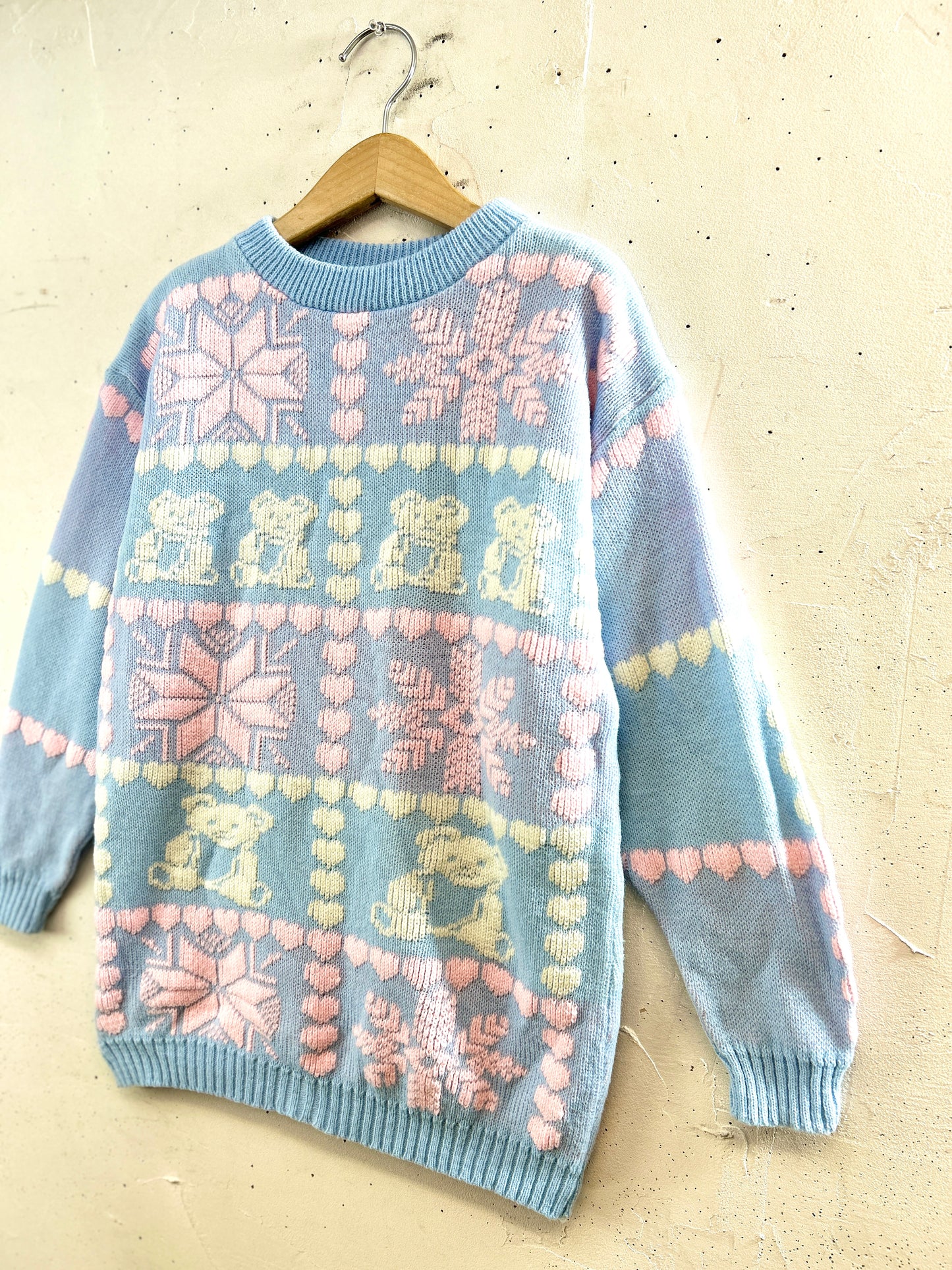 Vintage Fancy Knit Sweater 〜MADE IN USA〜 [K30790]