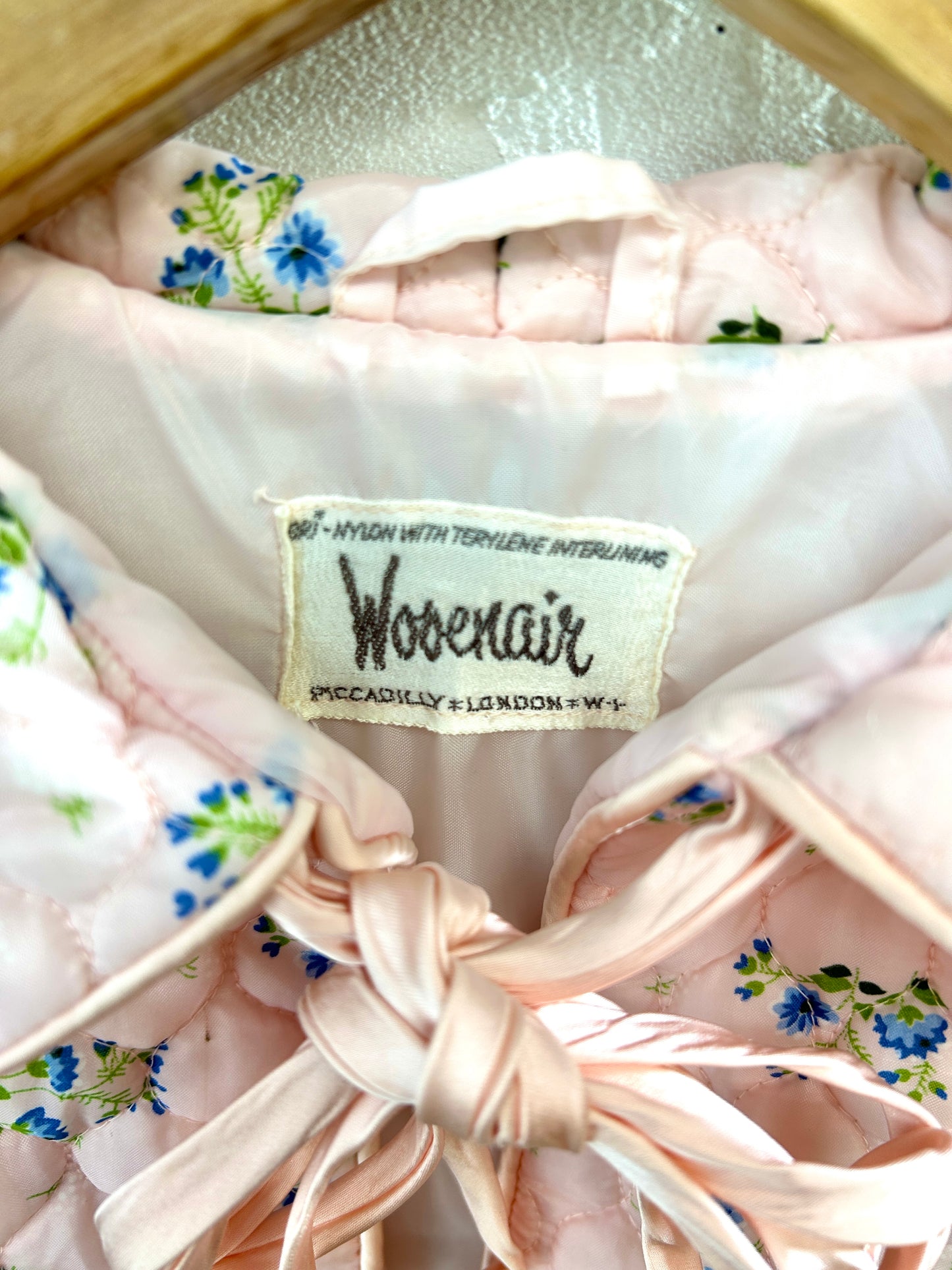 '60s Vintage Quilting Bed Jacket [L31054]
