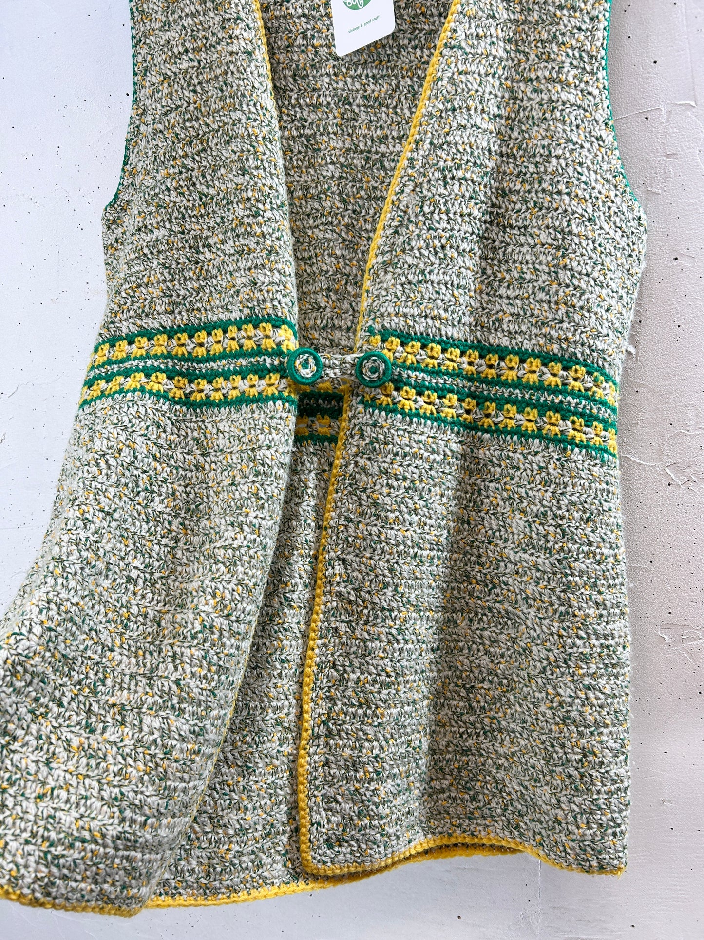 Vintage Knit Vest [K30867]