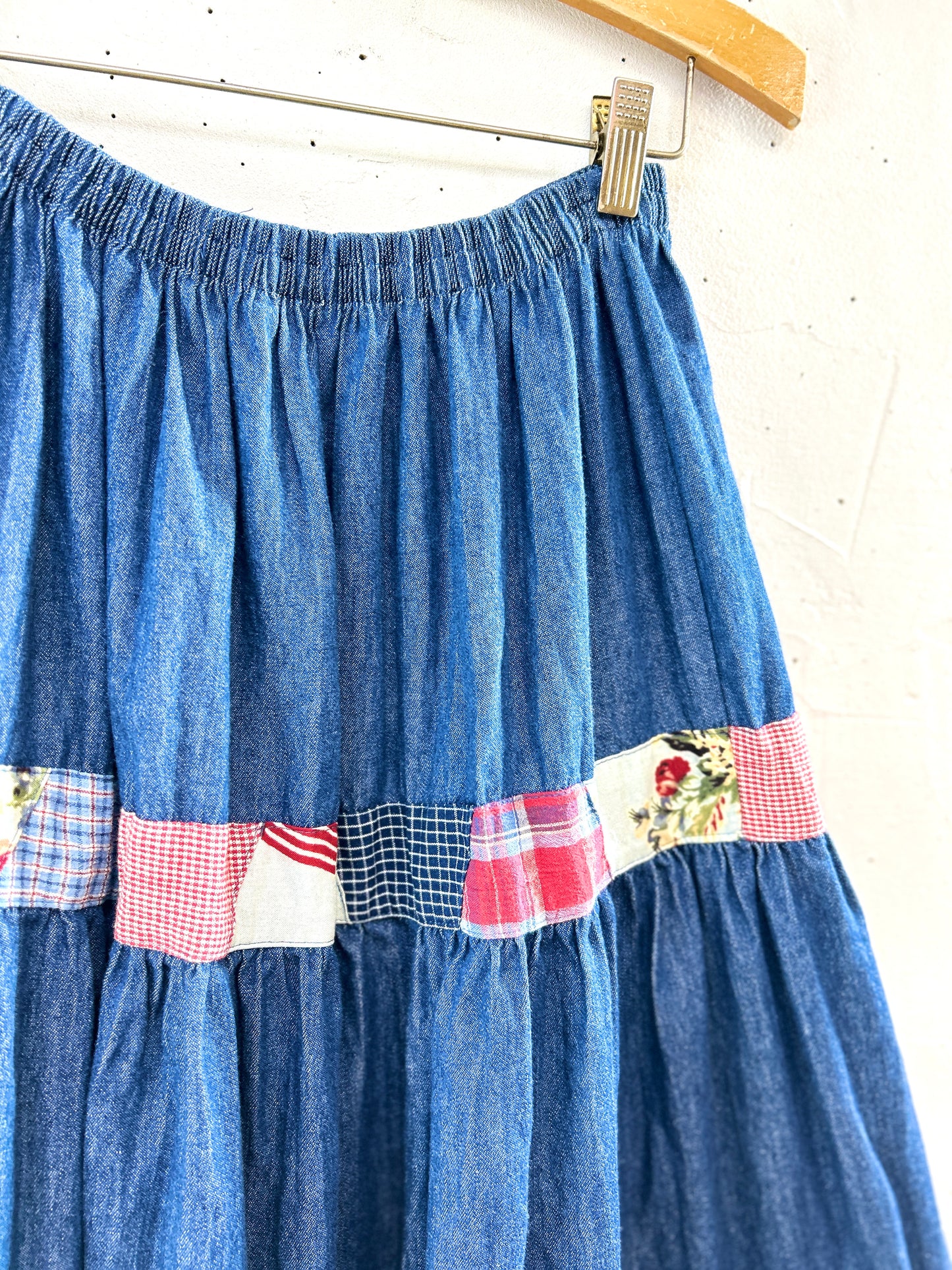 Vintage Denim Skirt [K30803]