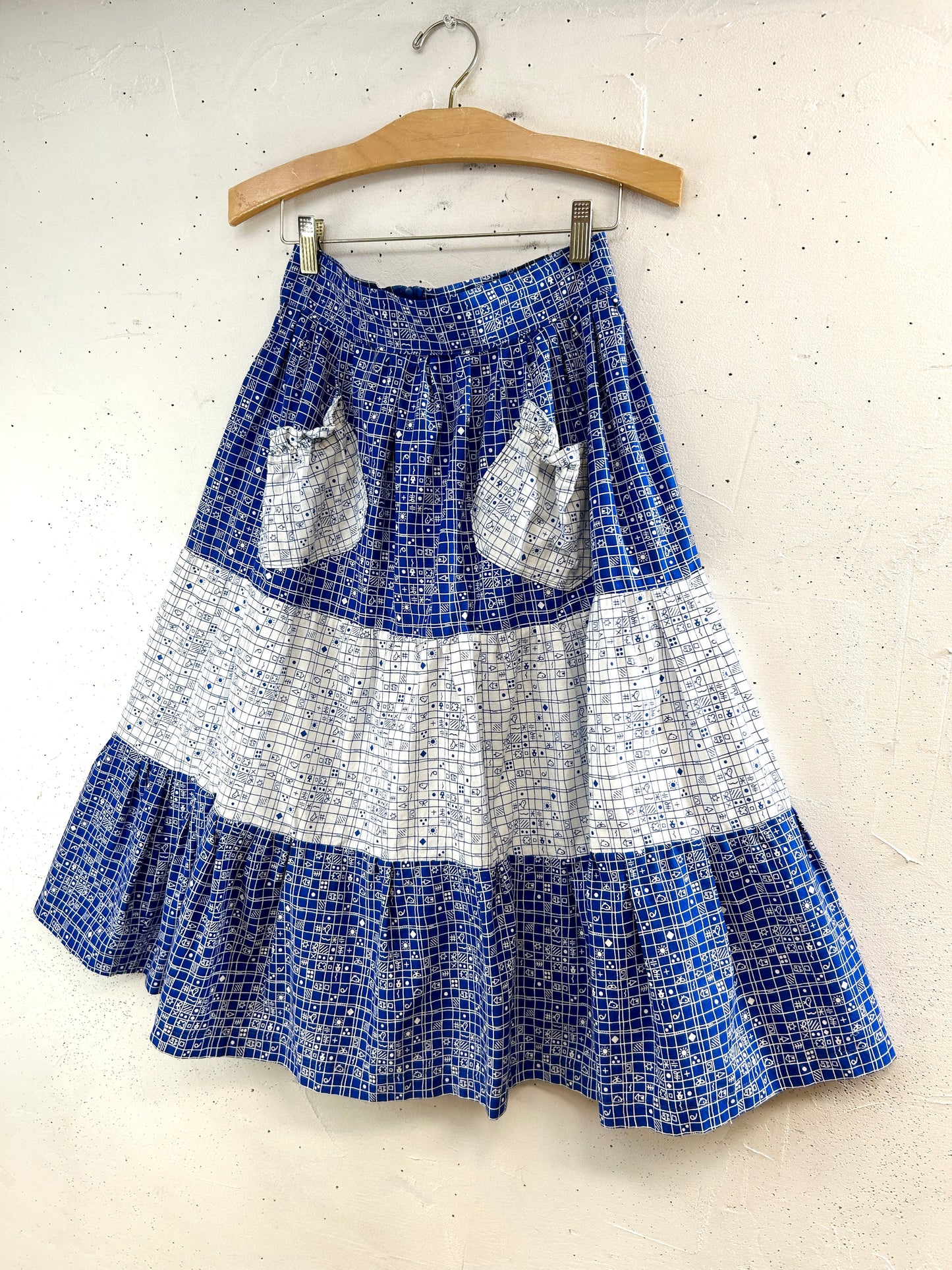 Vintage Tiered Skirt [F32736]