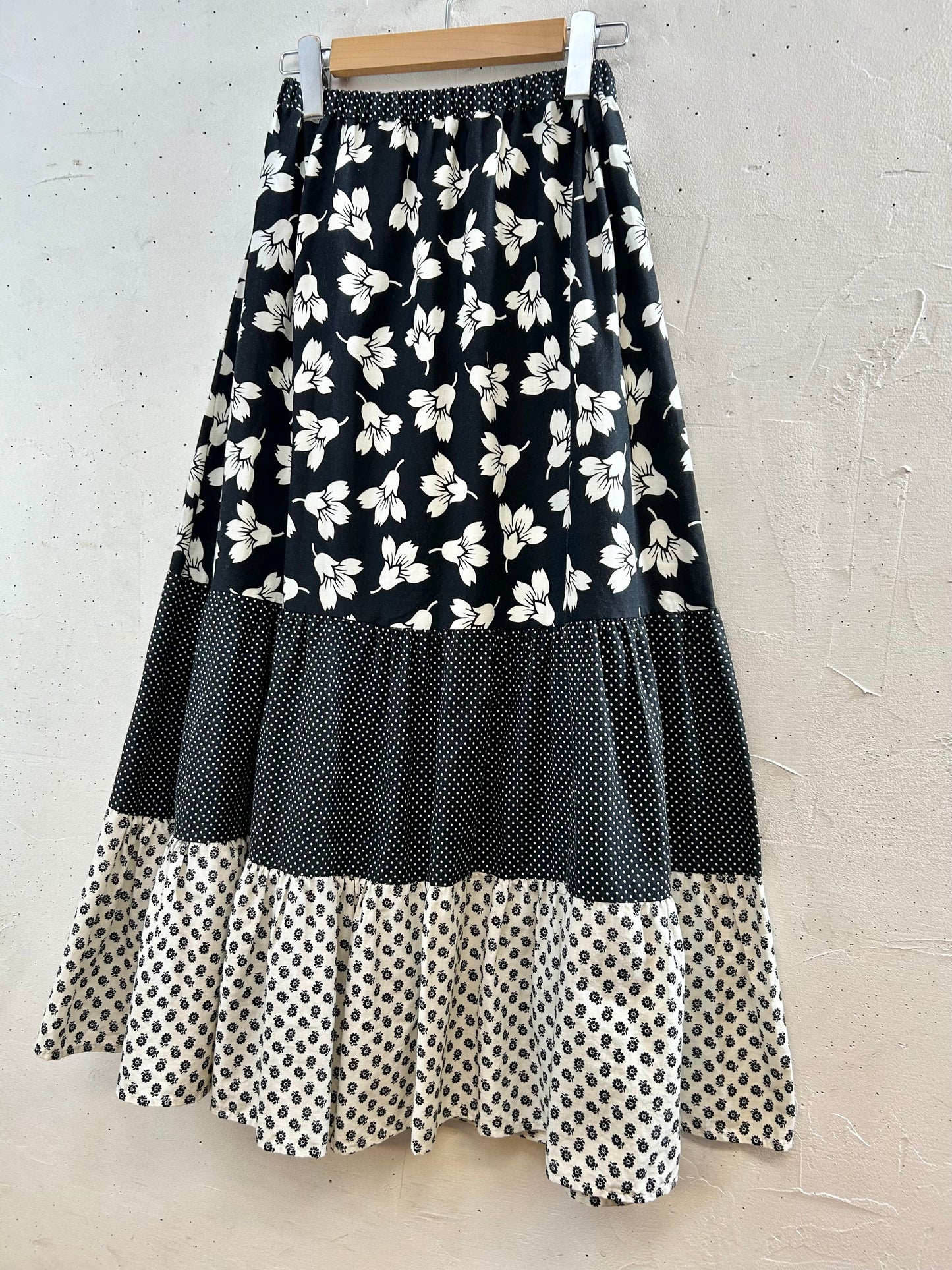 '70s Vintage Tiered Skirt [G30612]