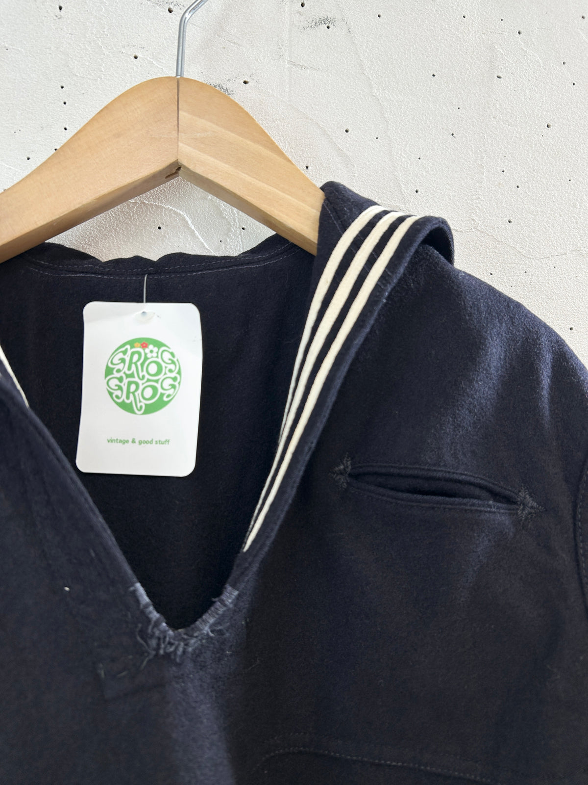 '50s〜'60s Vintage U.S.NAVY Sailor Shirt [I34016]