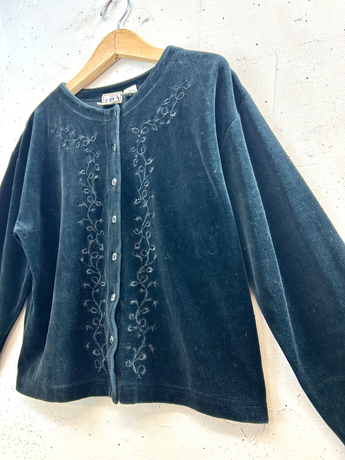 Vintage velours tops [K30928]