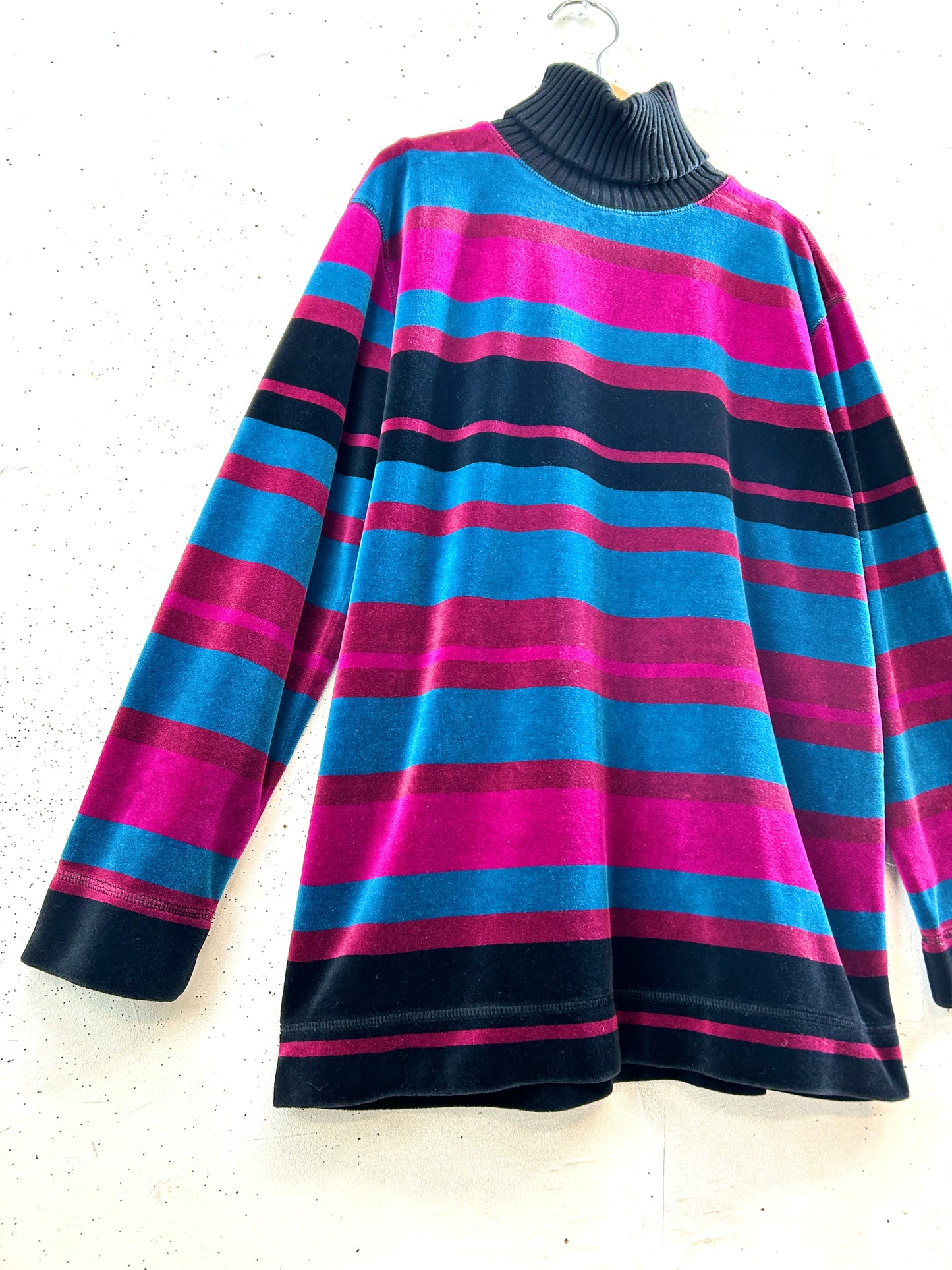 Vintage Velours Tops [K30880]