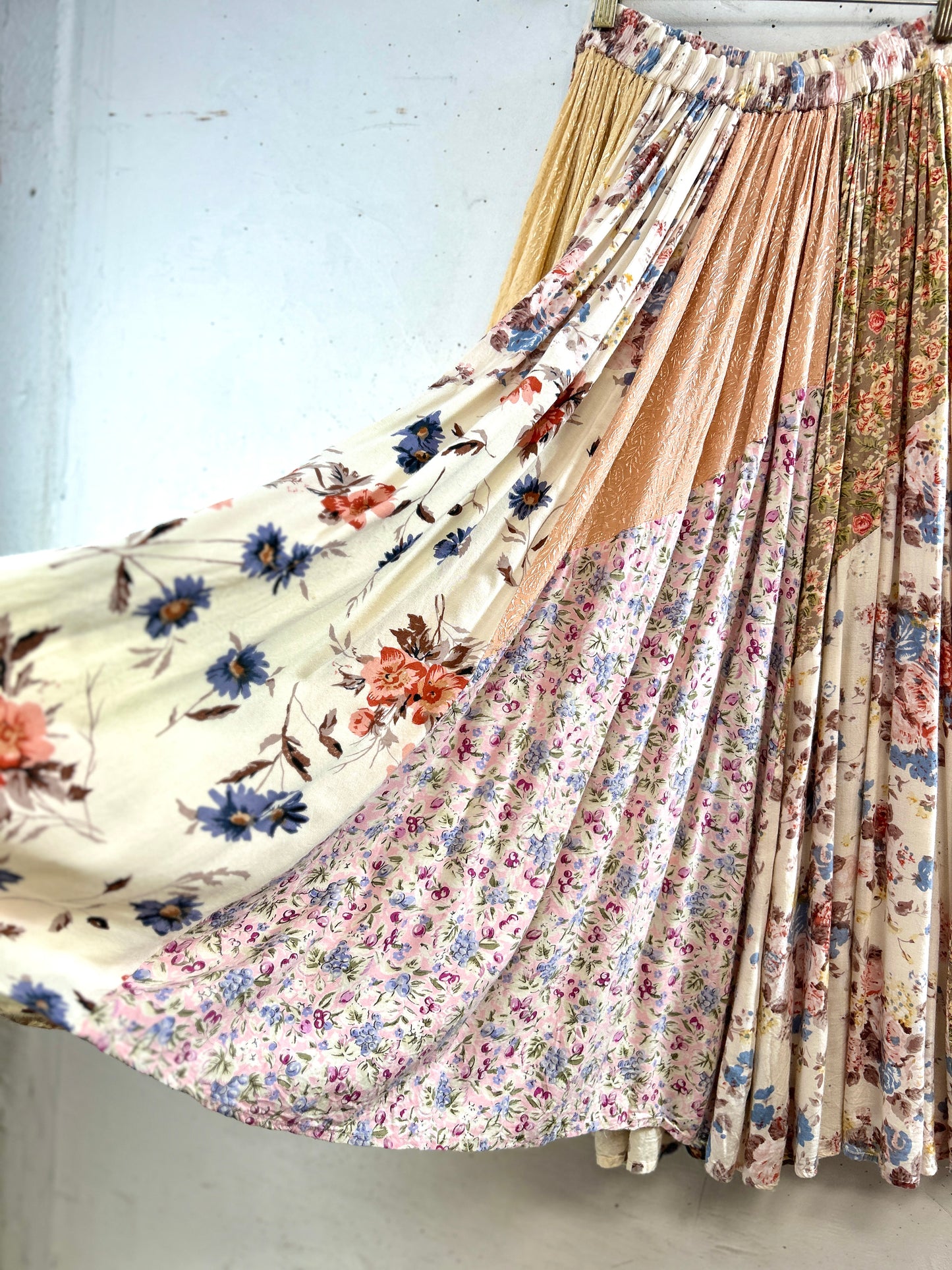 Vintage Patchwork Skirt  [B31530]