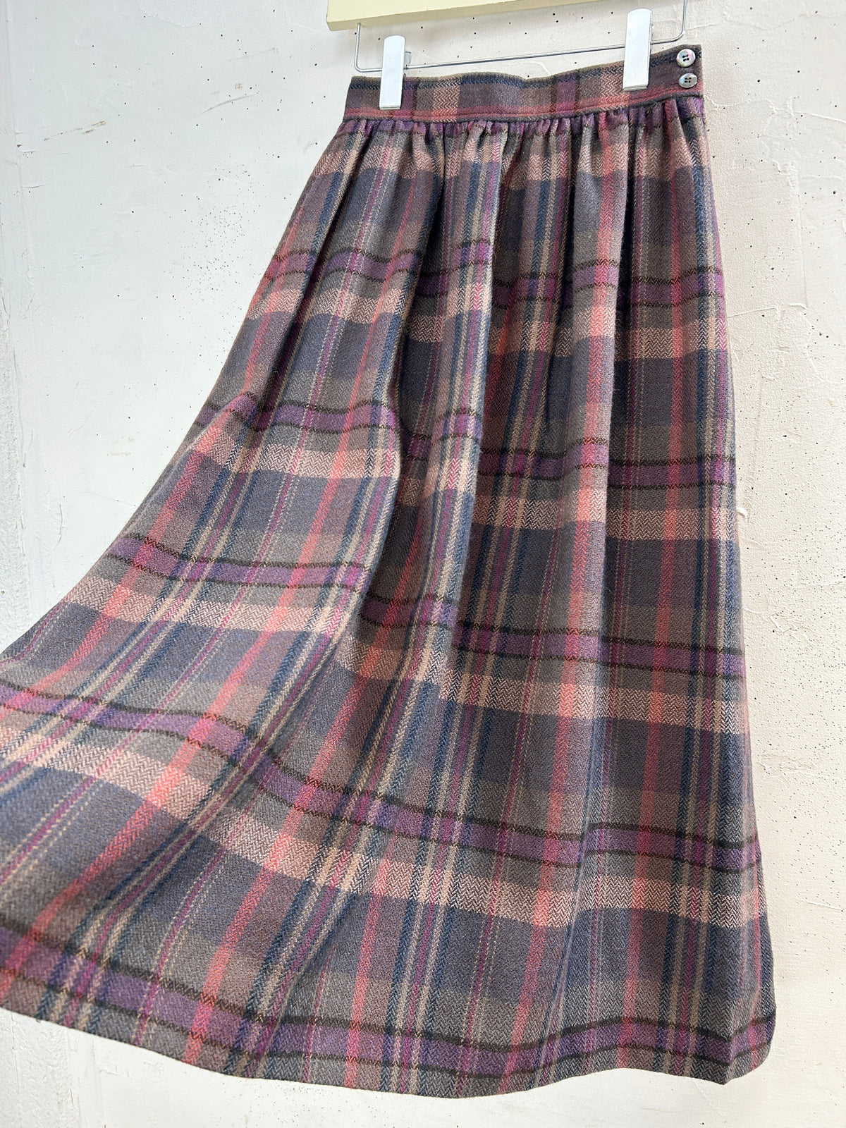 Vintage Plaid Skirt [J34052]