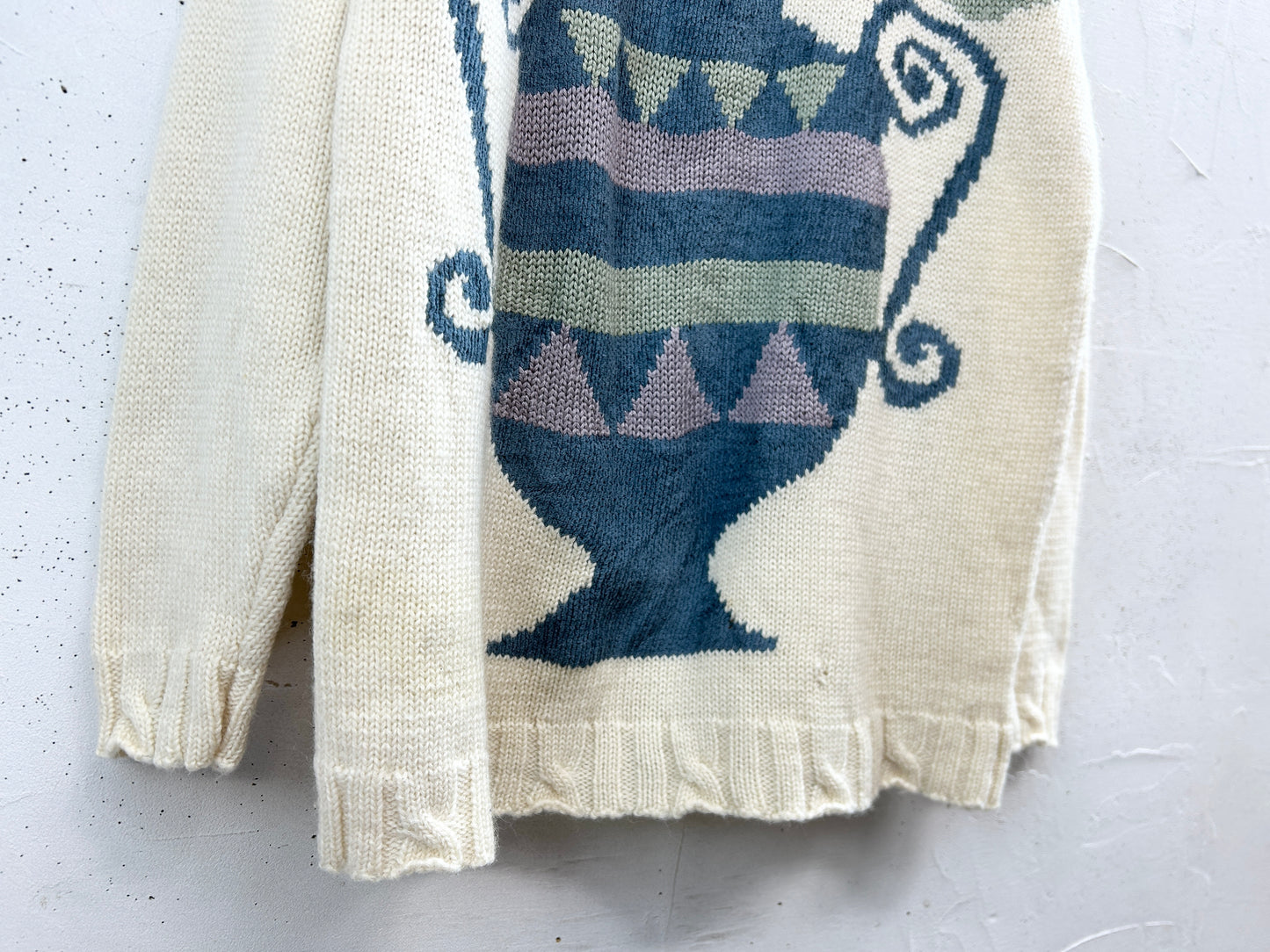Vintage Knit Sweater 〜Villeger〜 [L31125]