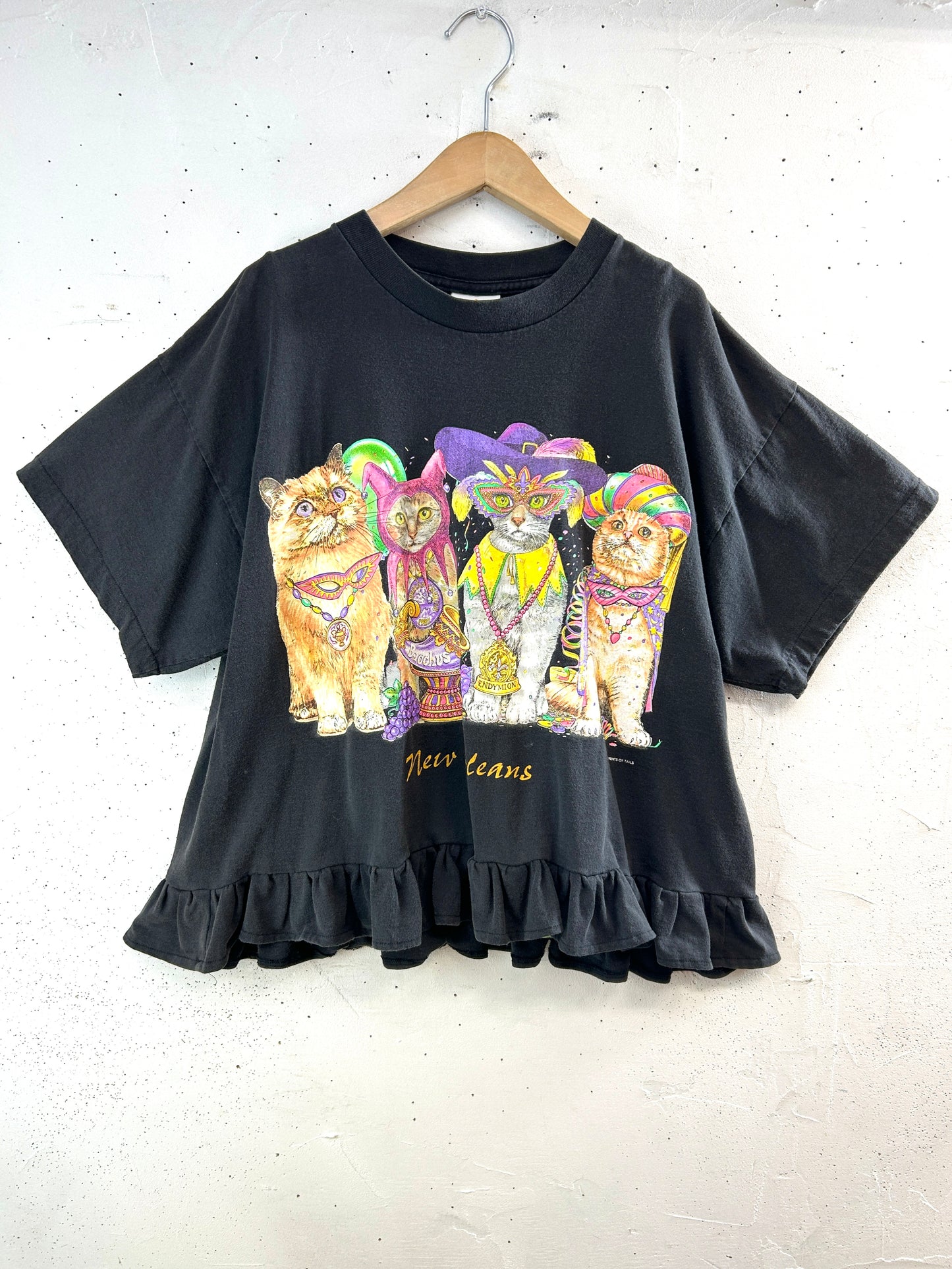Vintage T Shirt 〜Funny dot CRAZY〜 [F32746]