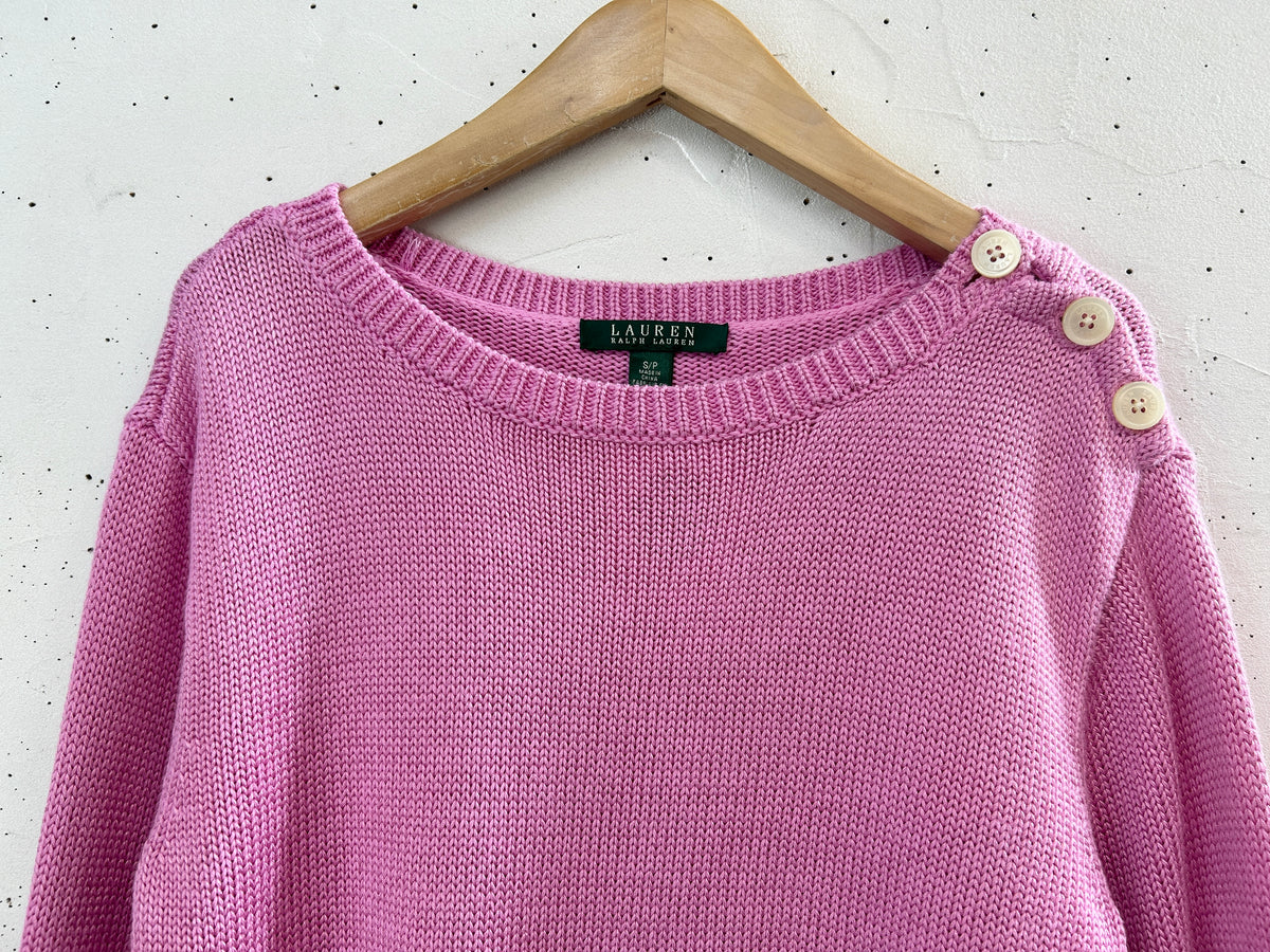 Vintage Cotton Knit 〜Ralph Lauren〜 [J34153]