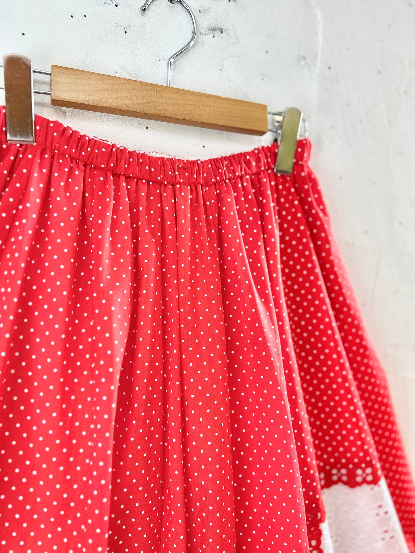 ’70s Patchwork Skirt 〜carefree fashions〜 [H30865]