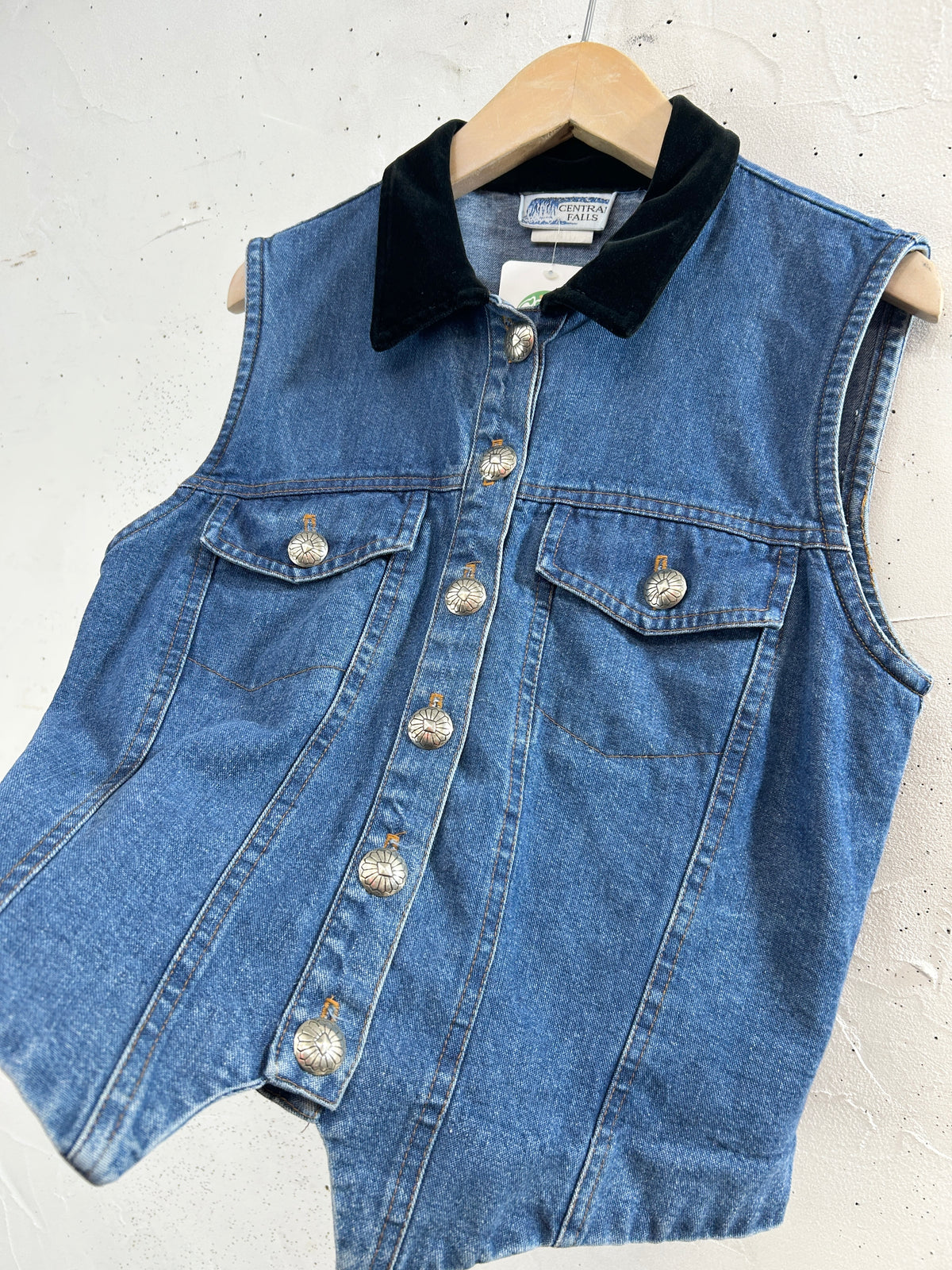 Vintage Denim Vest 〜MADE IN USA〜 [J34166]