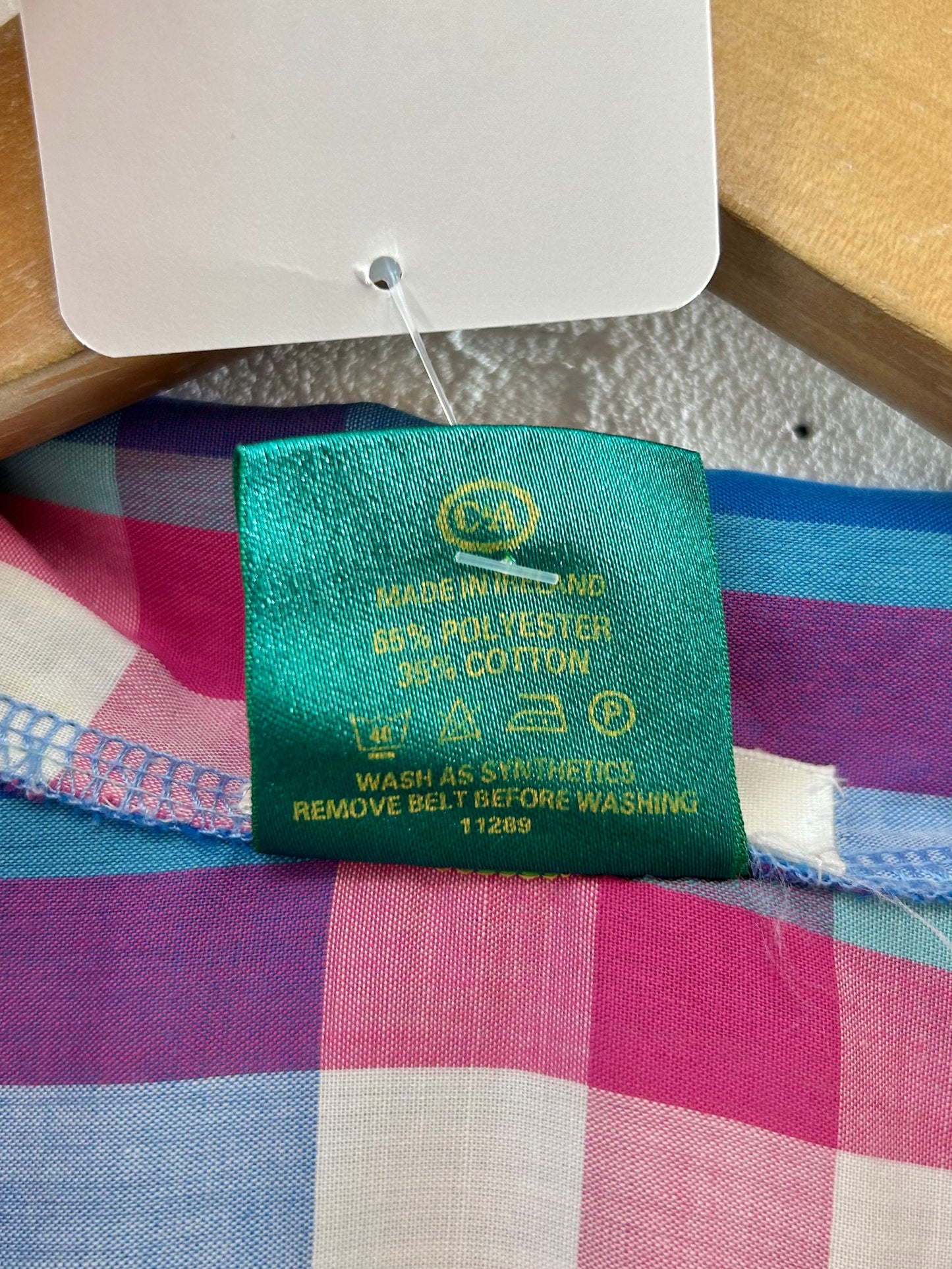 Vintage Plaid Dress [G30721]