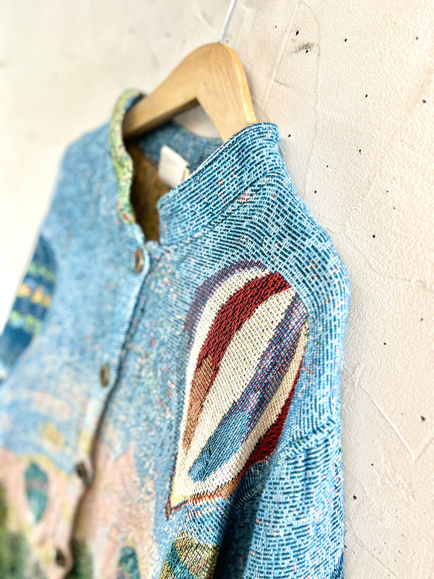 Vintage Rug Jacket 〜SUGAR STREET WEAVERS〜 MADE IN USA [L30977]