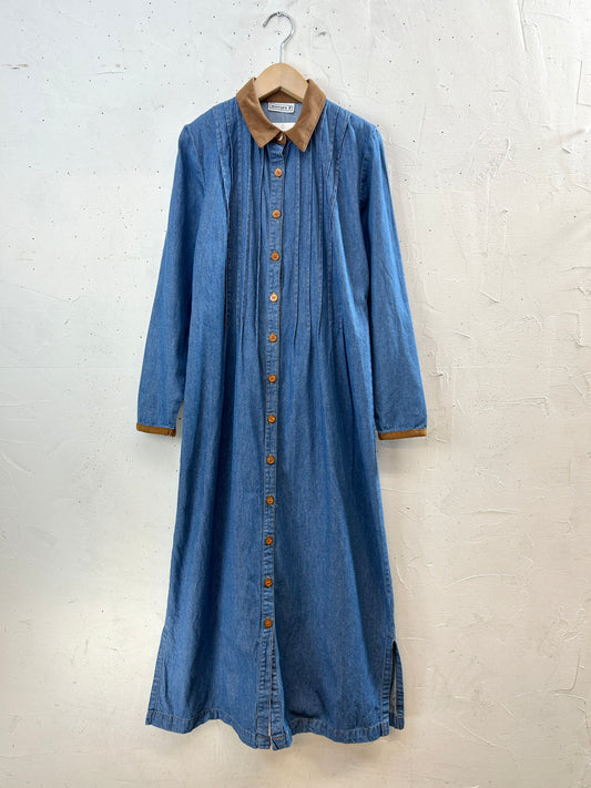 Vintage Denim Dress [I30199]