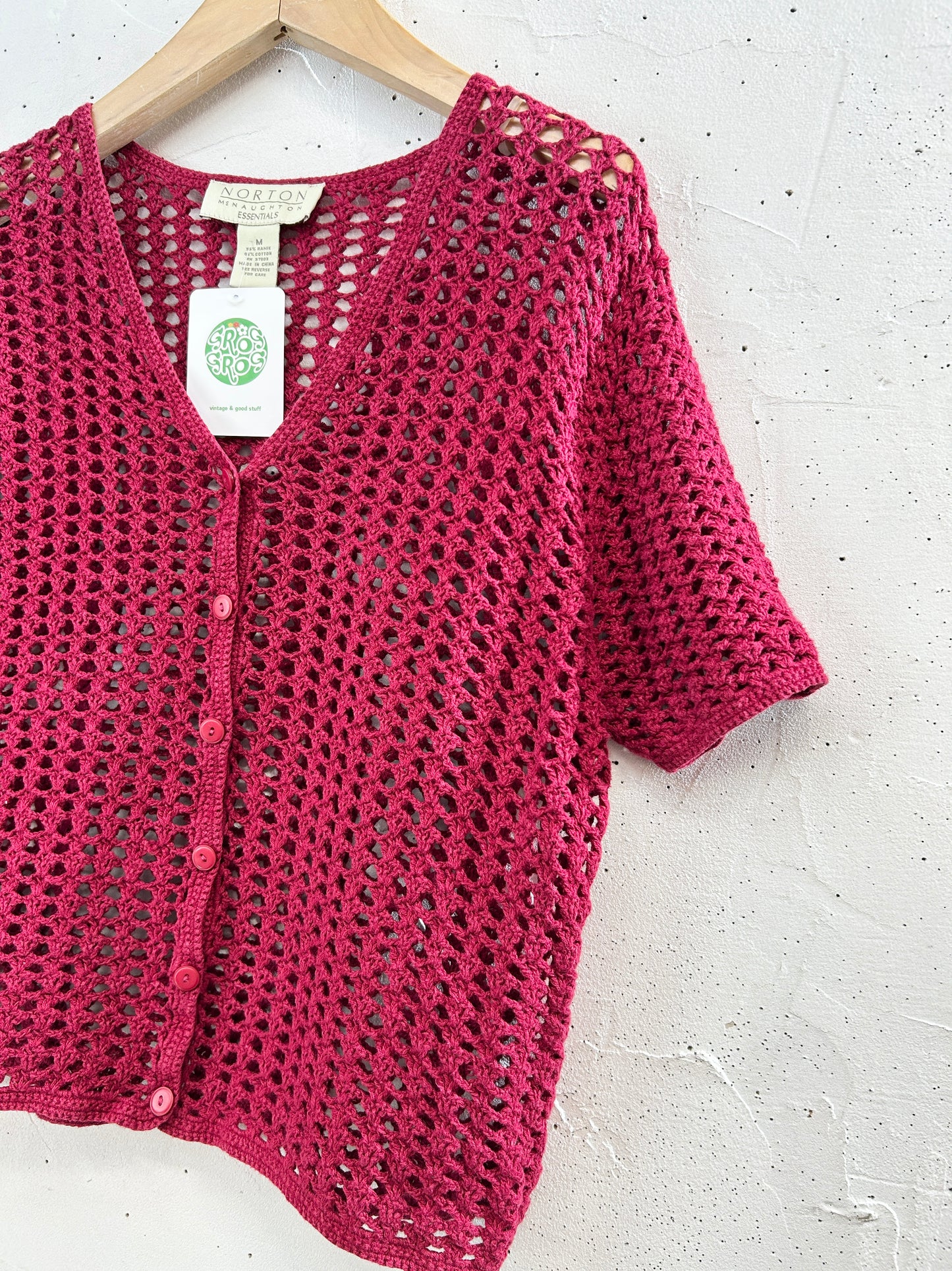 Vintage Crochet Cardigan [G33217]
