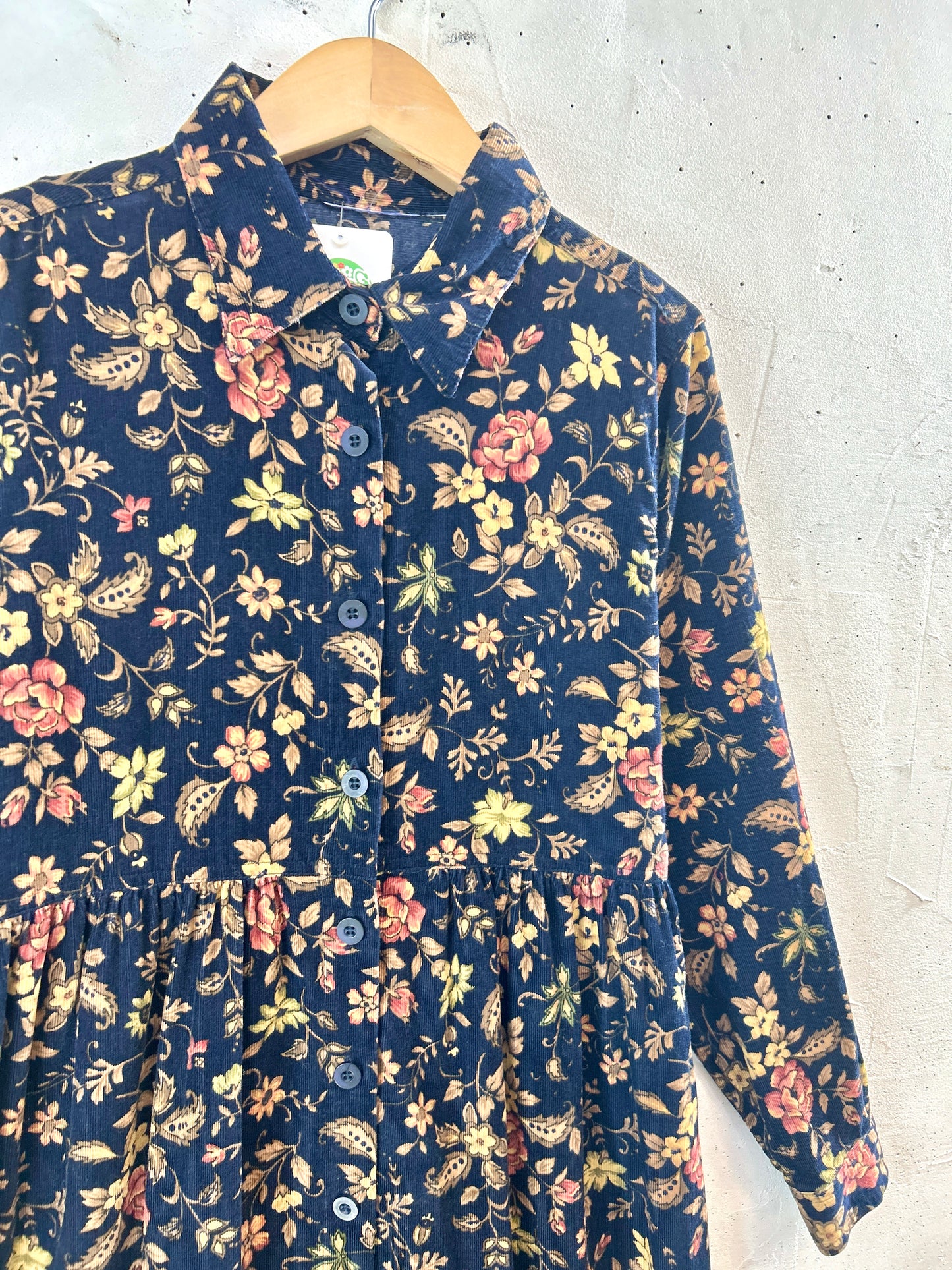 Vintage Flower Dress [J30645]