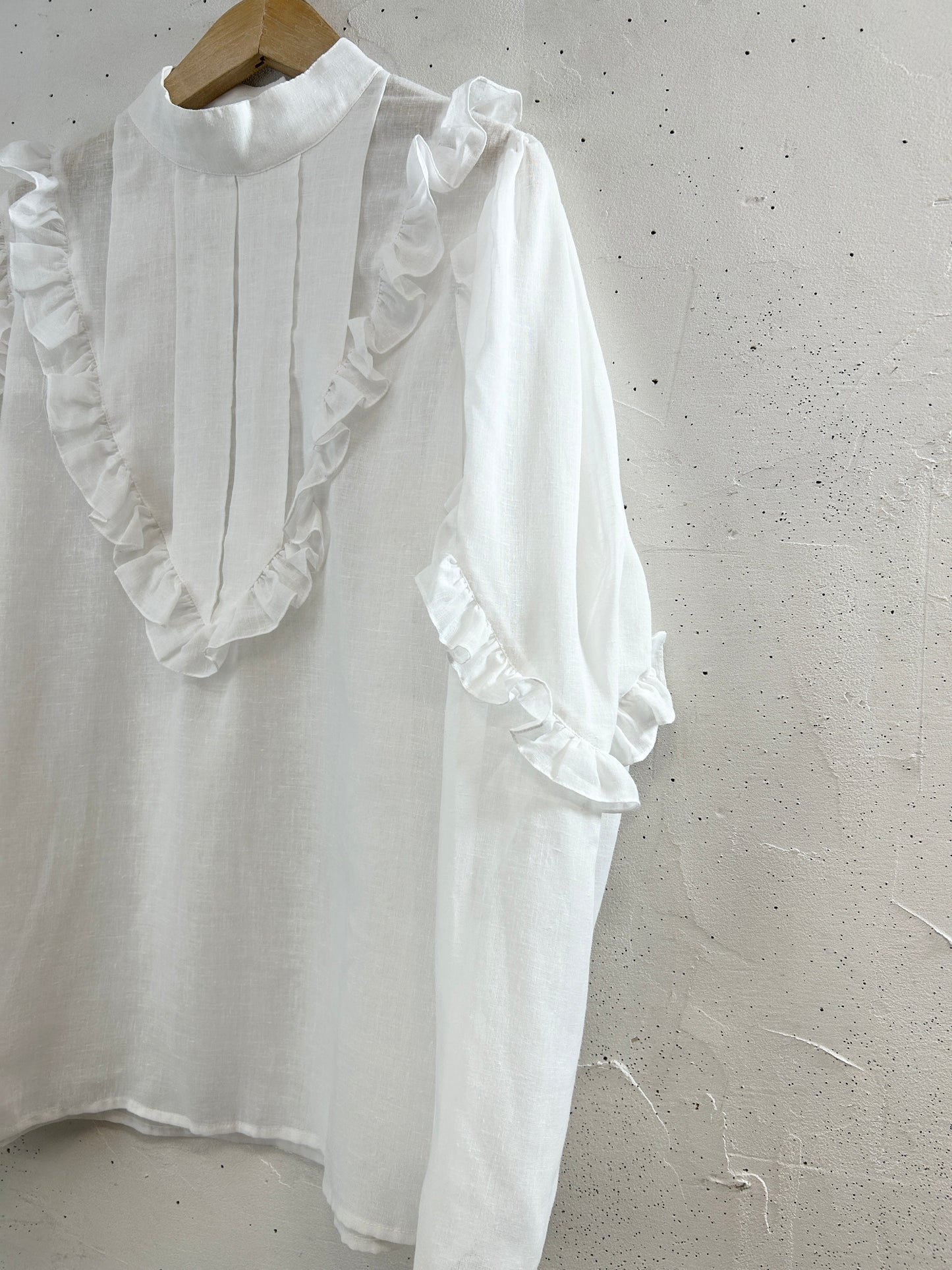 Vintage White Blouse [I33743]
