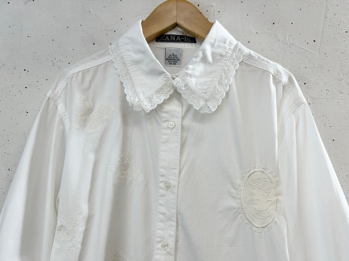 Vintage White Blouse [H33458]