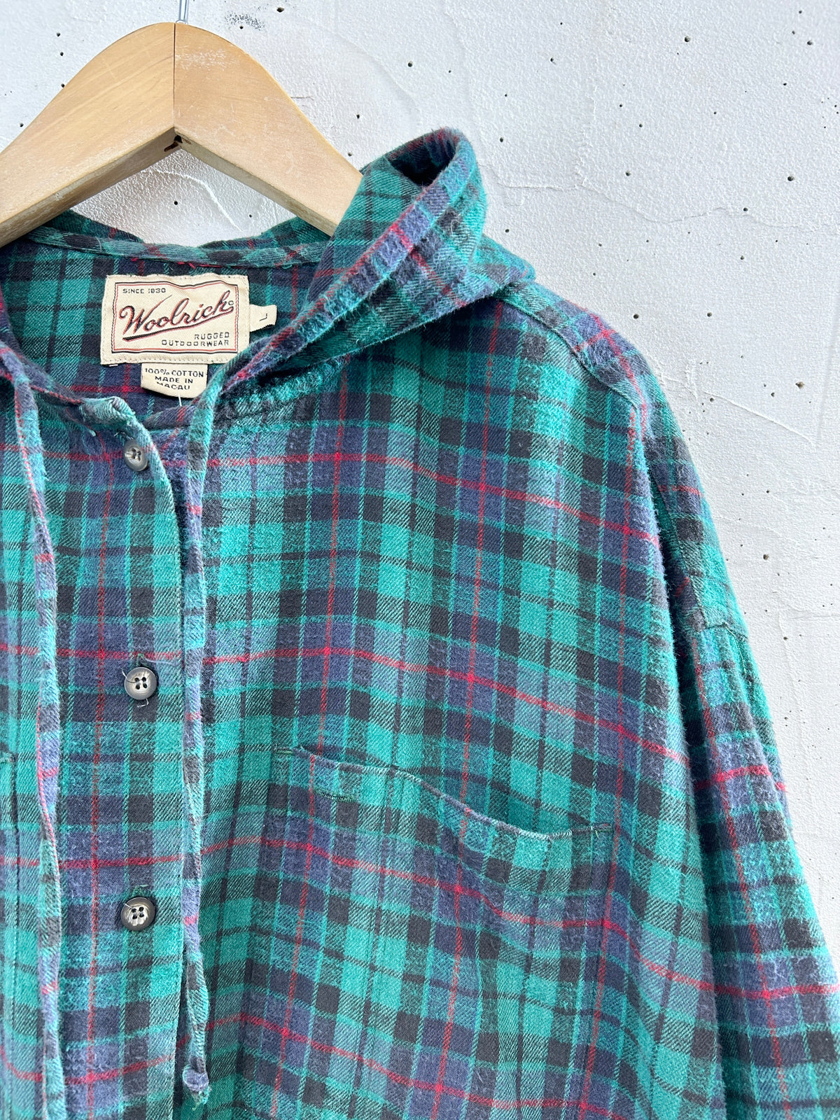 Vintage Check Shirt 〜Woolrich〜 [J34308]